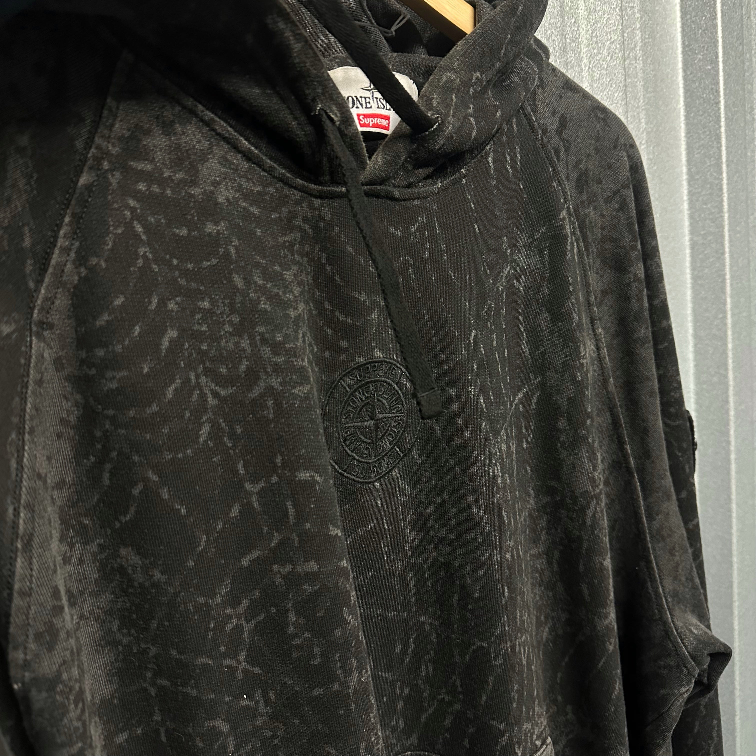 Stone Island x Supreme Pullover Spiderweb Hoodie - L