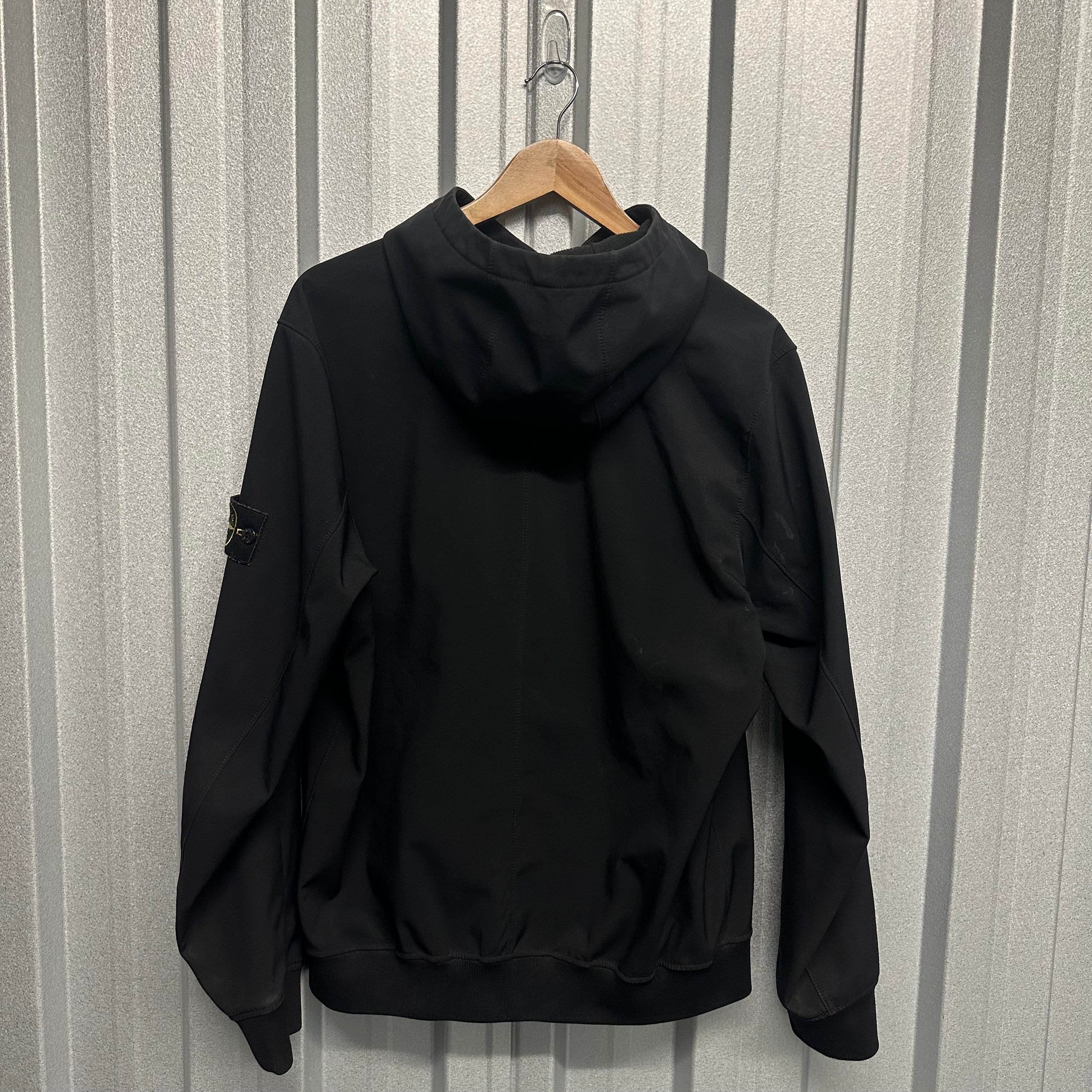 Stone Island Soft Shell Zip Up Jacket - L