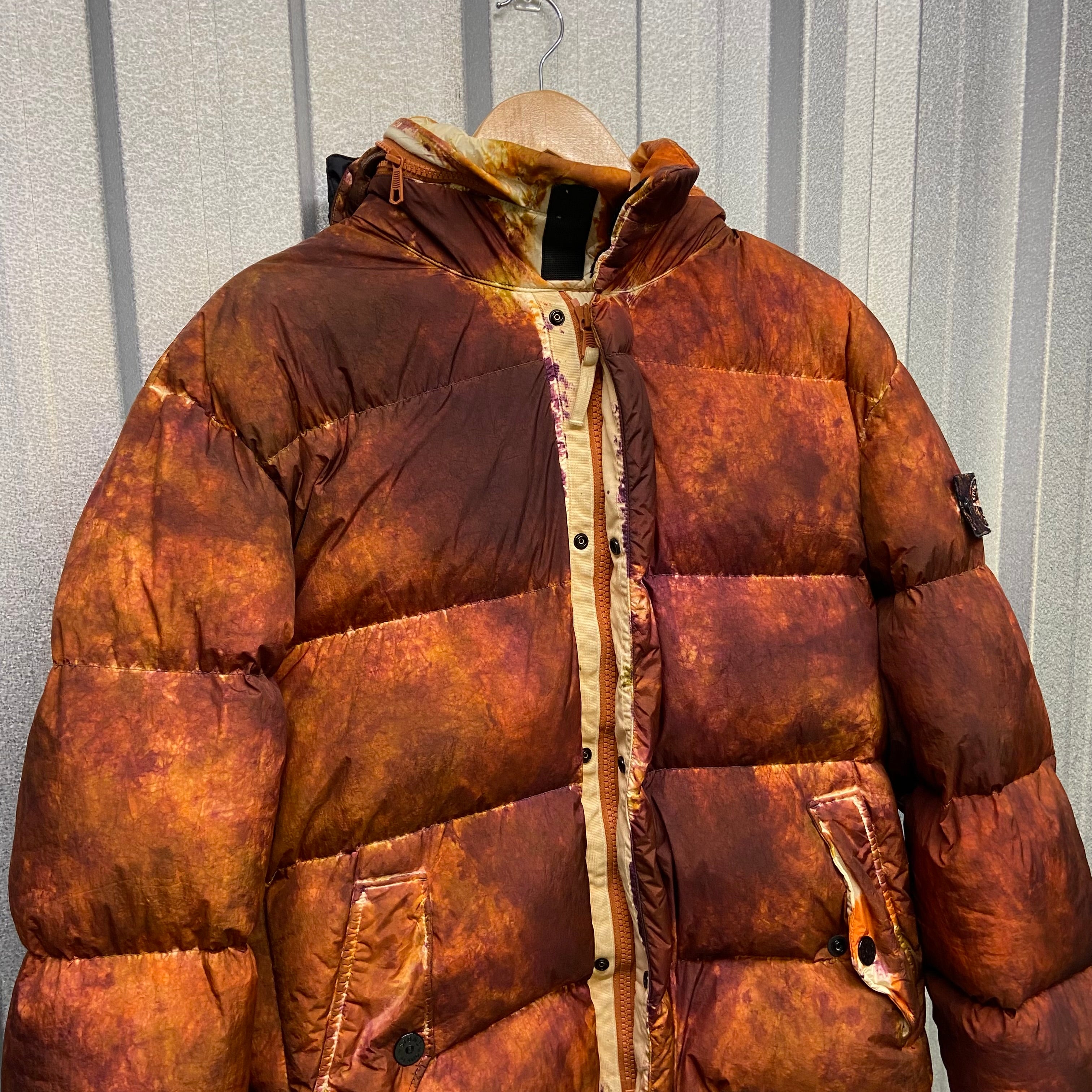 Stone Island x Supreme Paintball Down Jacket