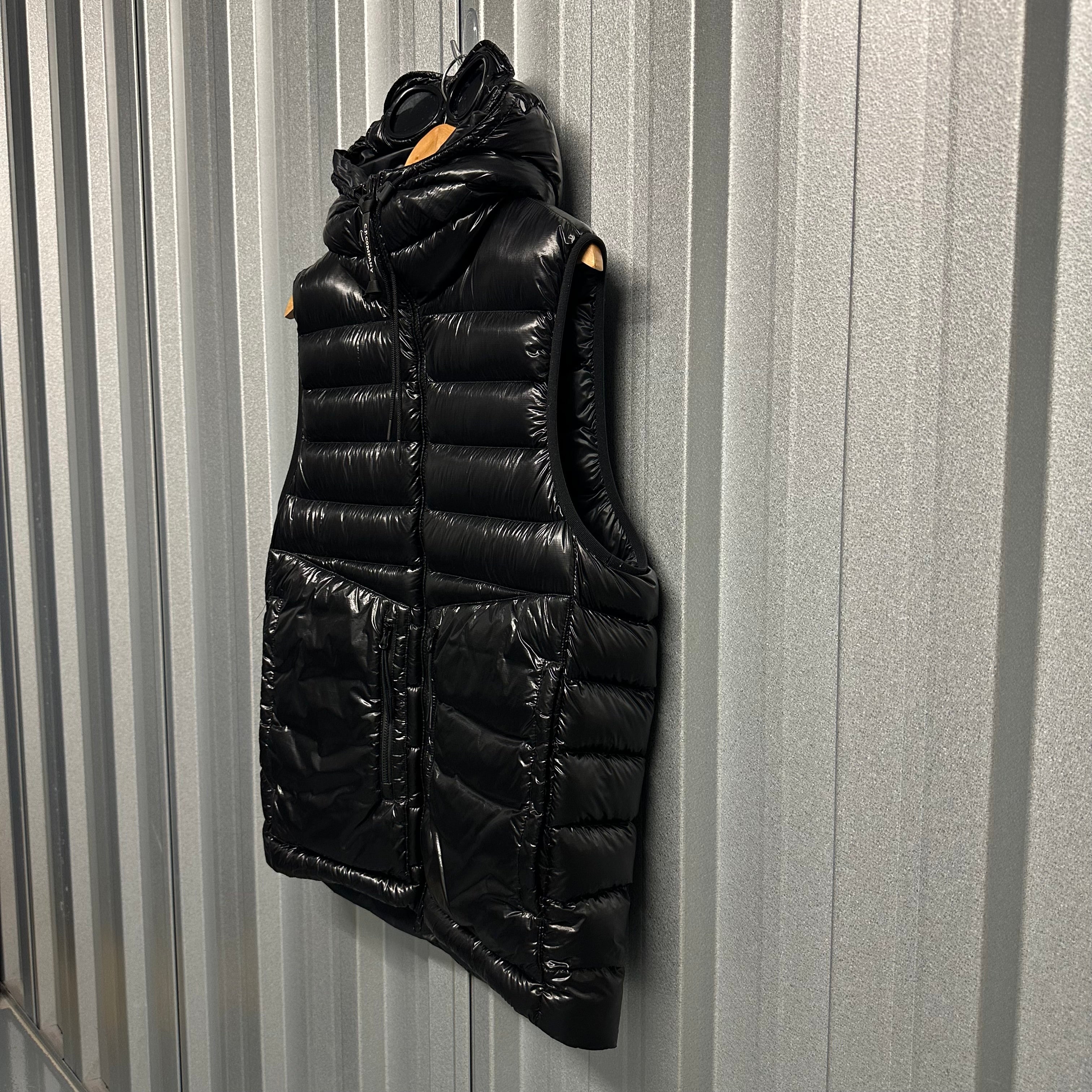 CP Company Down DD Shell Zip Up Goggle Body Warmer - XL