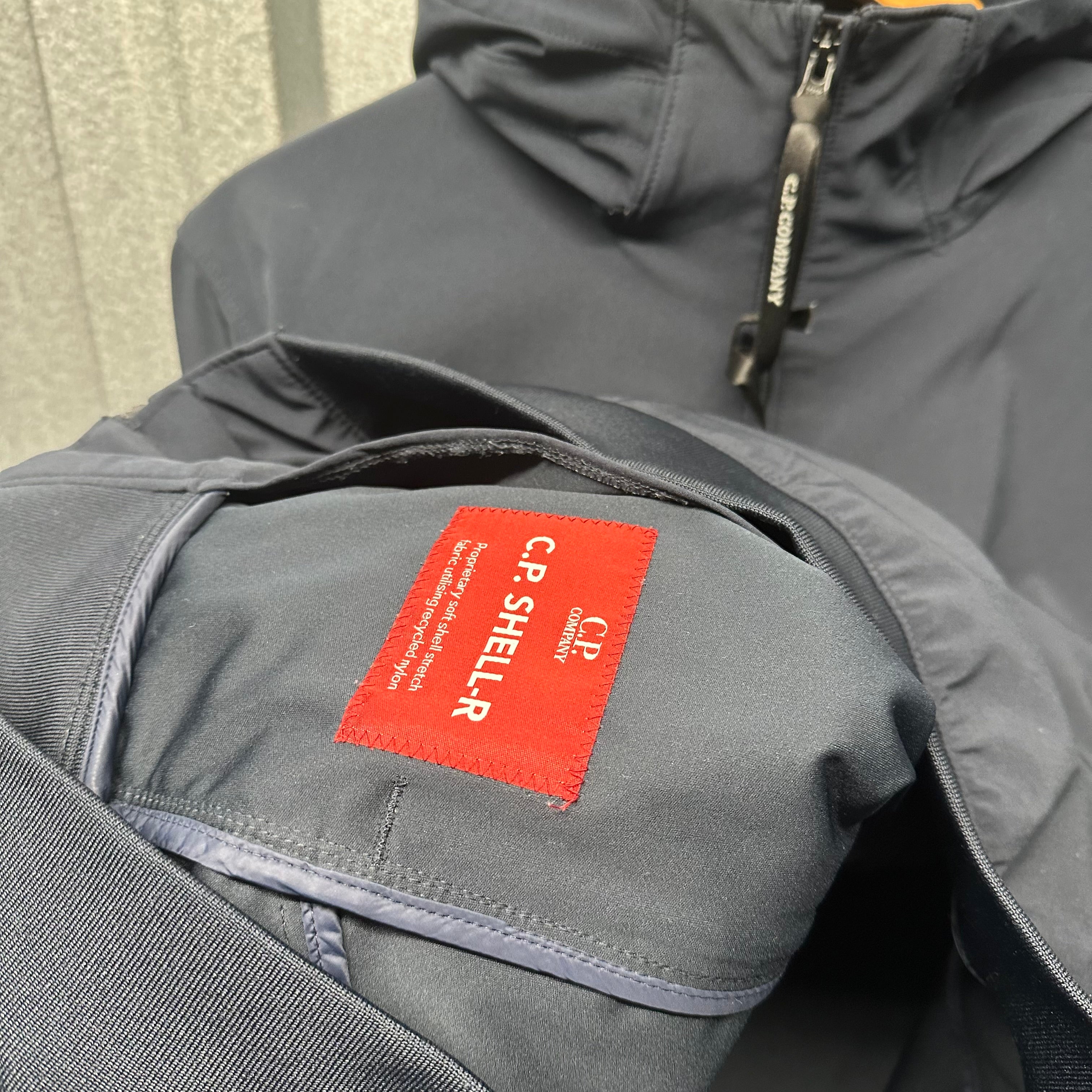 CP Company Zip Up Soft Shell with Micro Lens