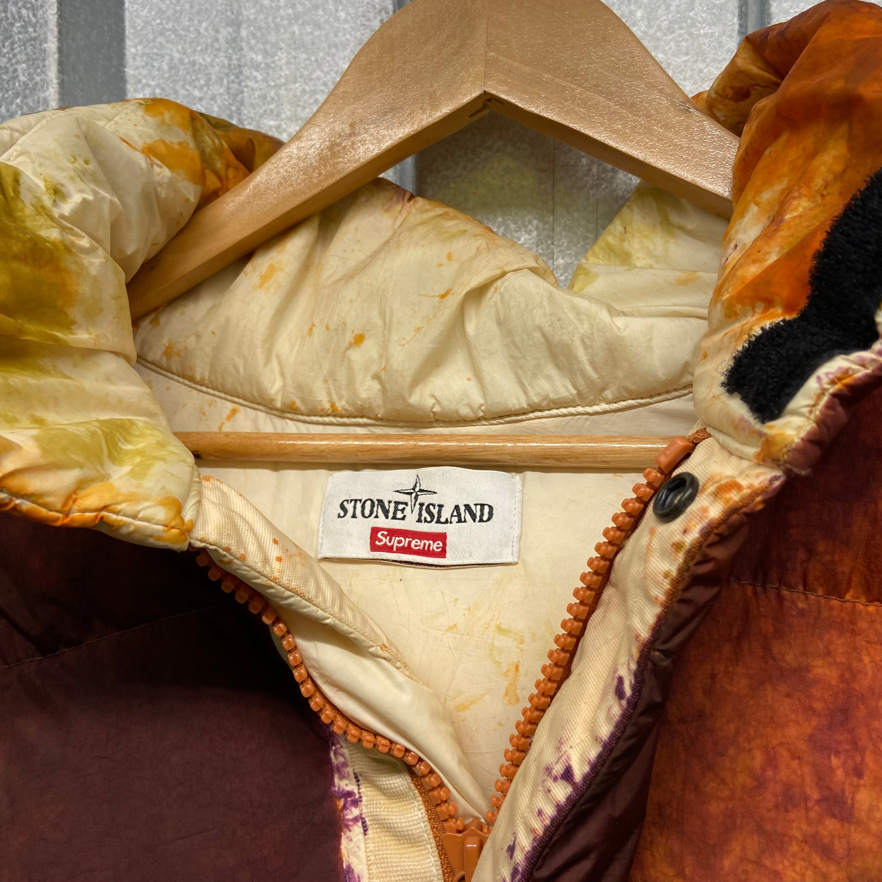 Stone Island x Supreme Paintball Down Jacket
