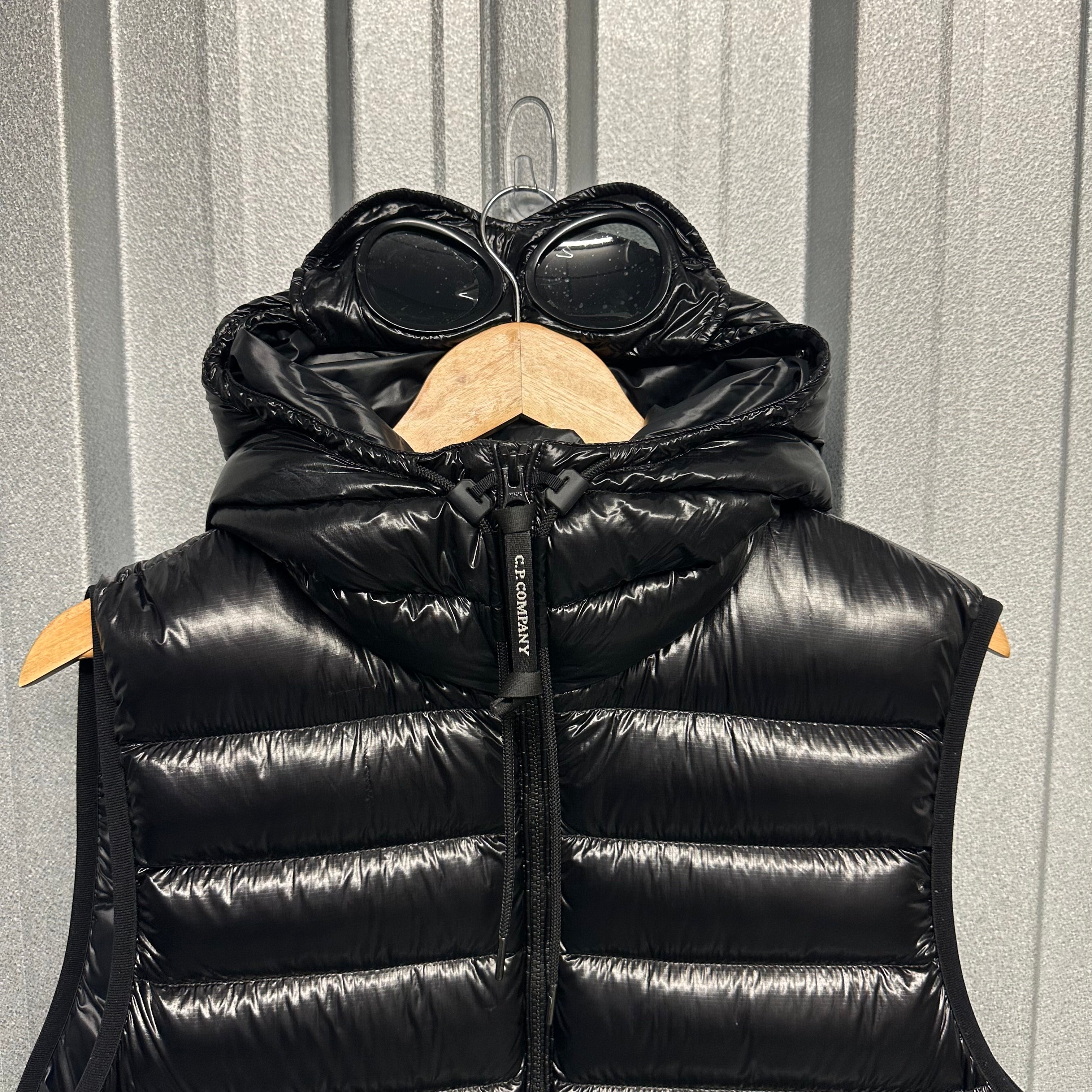 CP Company Down DD Shell Zip Up Goggle Body Warmer - XL