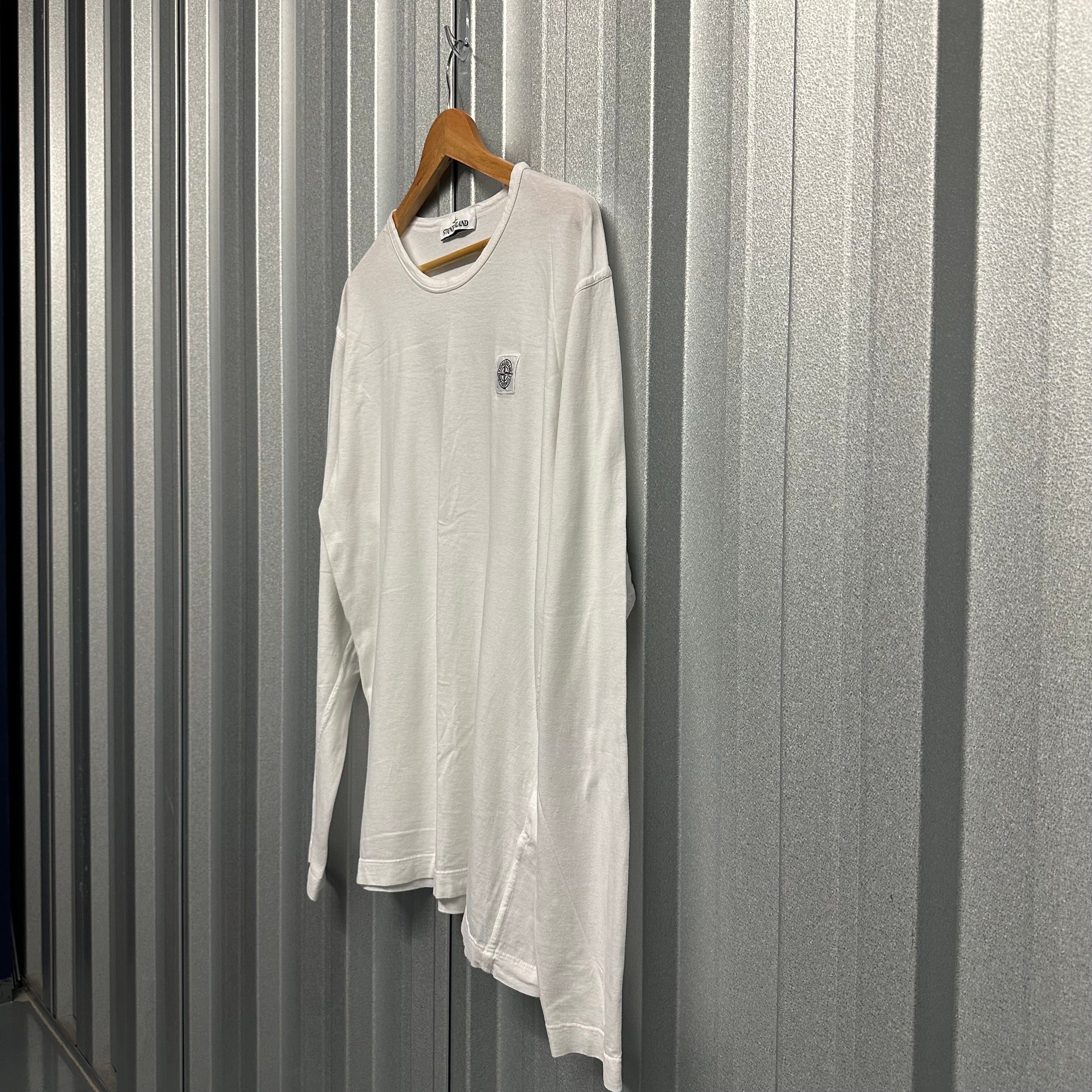 Stone Island Patch Logo Long Sleeve T-Shirt - L