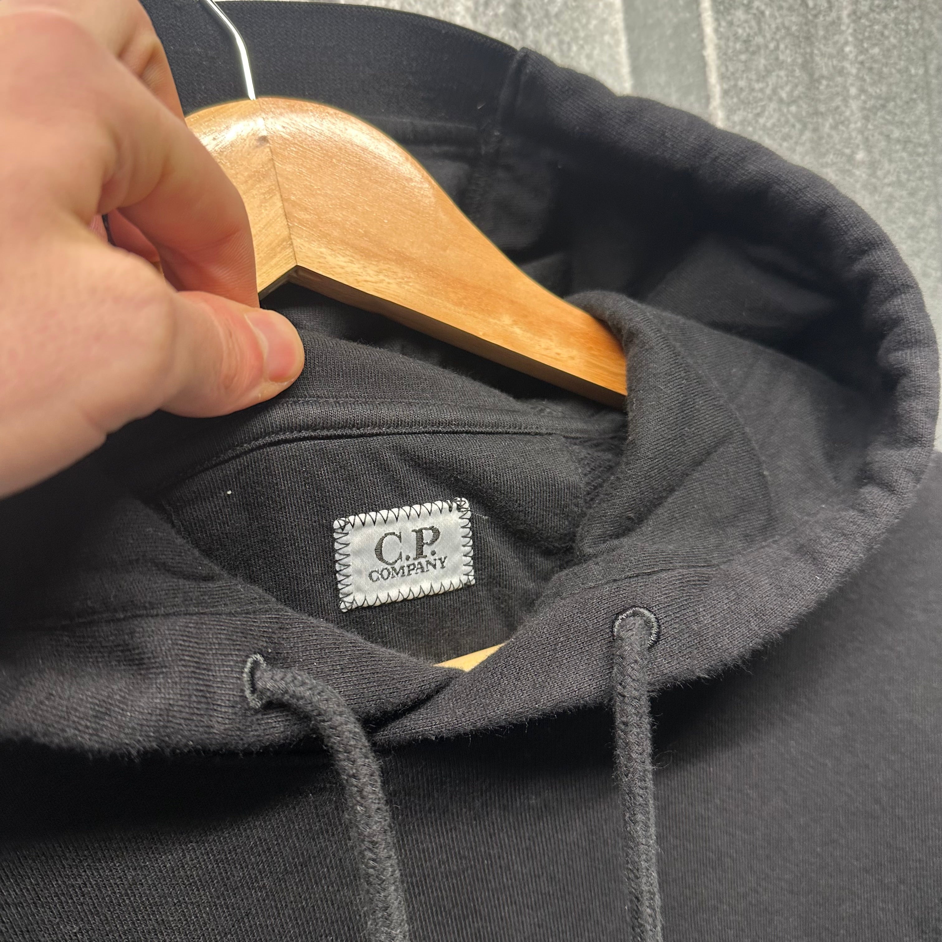 CP Company Pullover Hoodie with Micro Lens