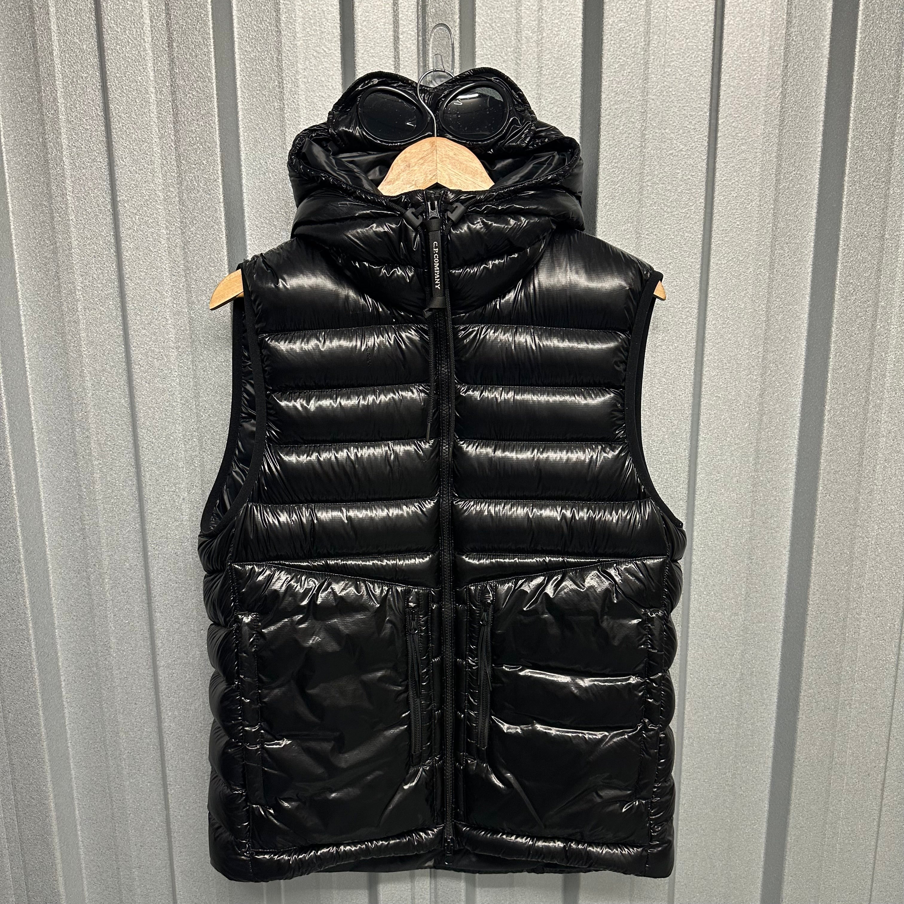 CP Company Down DD Shell Zip Up Goggle Body Warmer - XL
