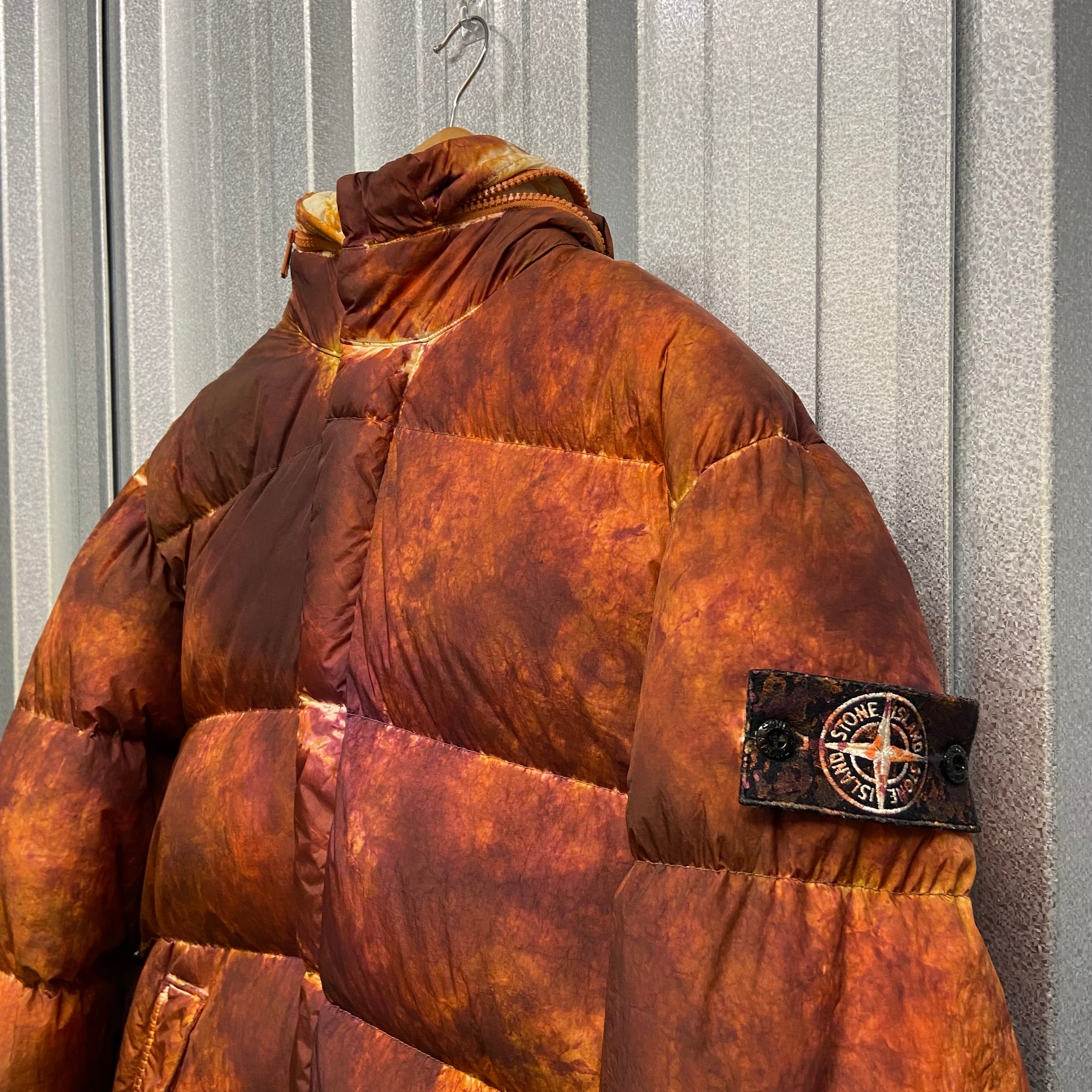 Stone Island x Supreme Paintball Down Jacket