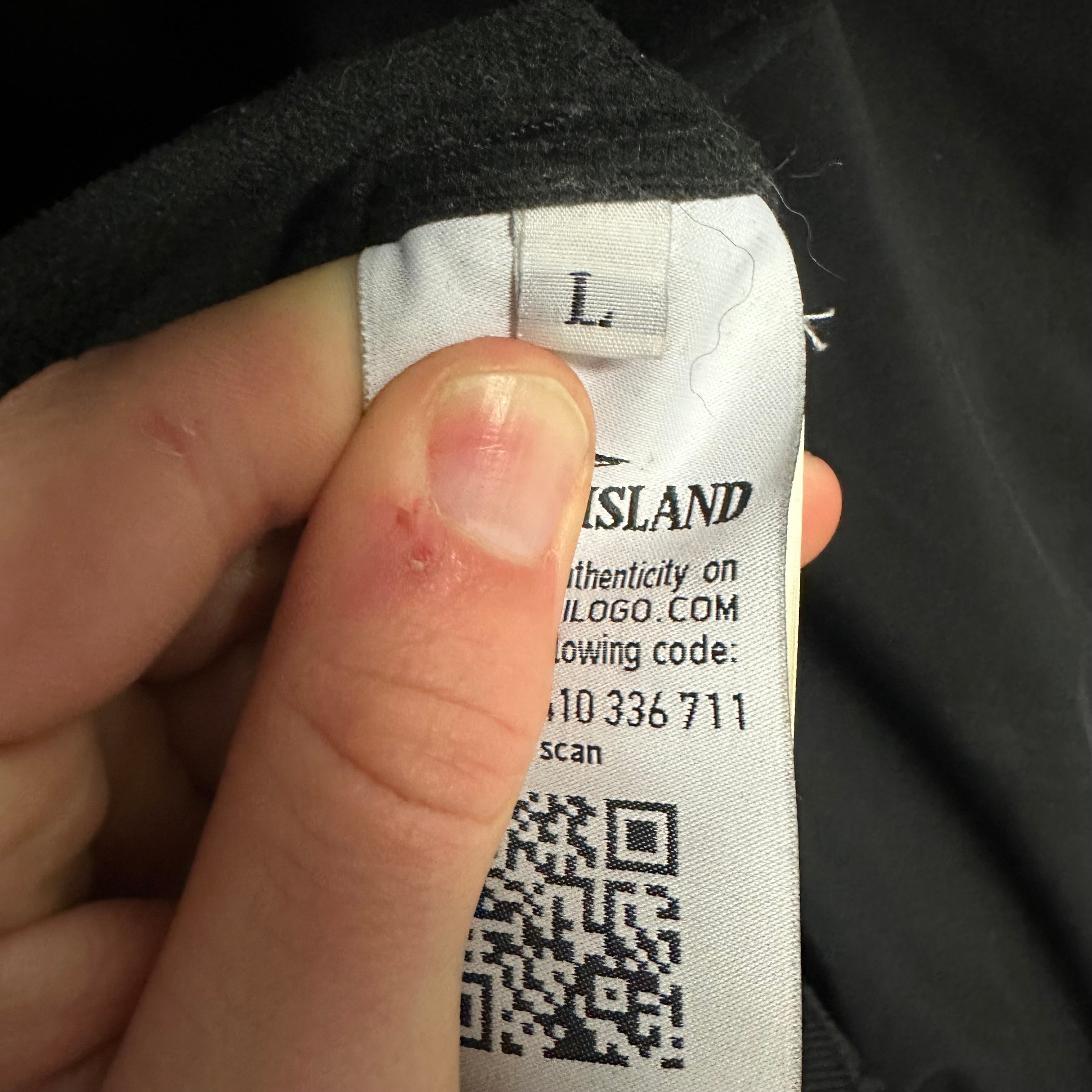 Stone Island Soft Shell Zip Up Jacket - L