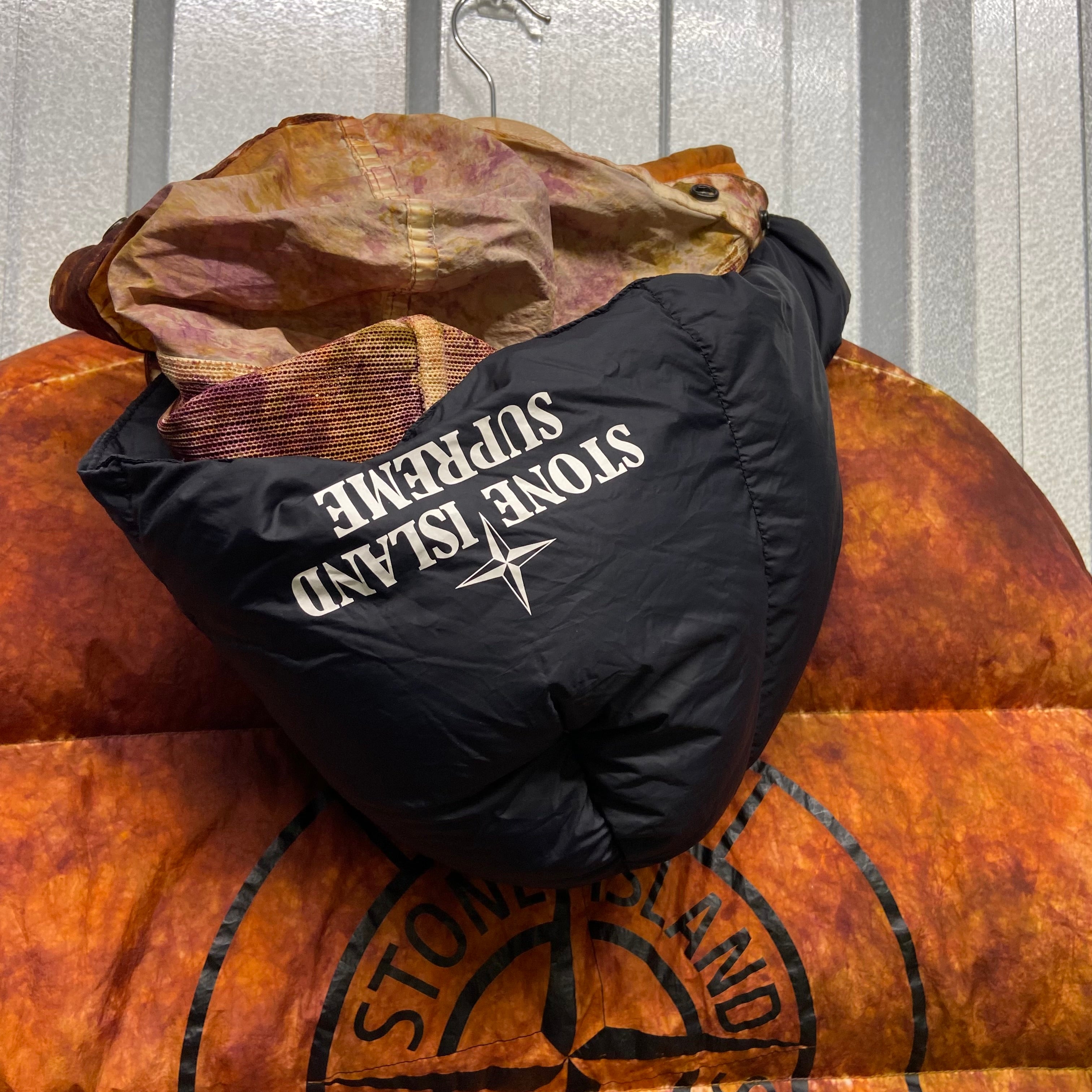 Stone Island x Supreme Paintball Down Jacket