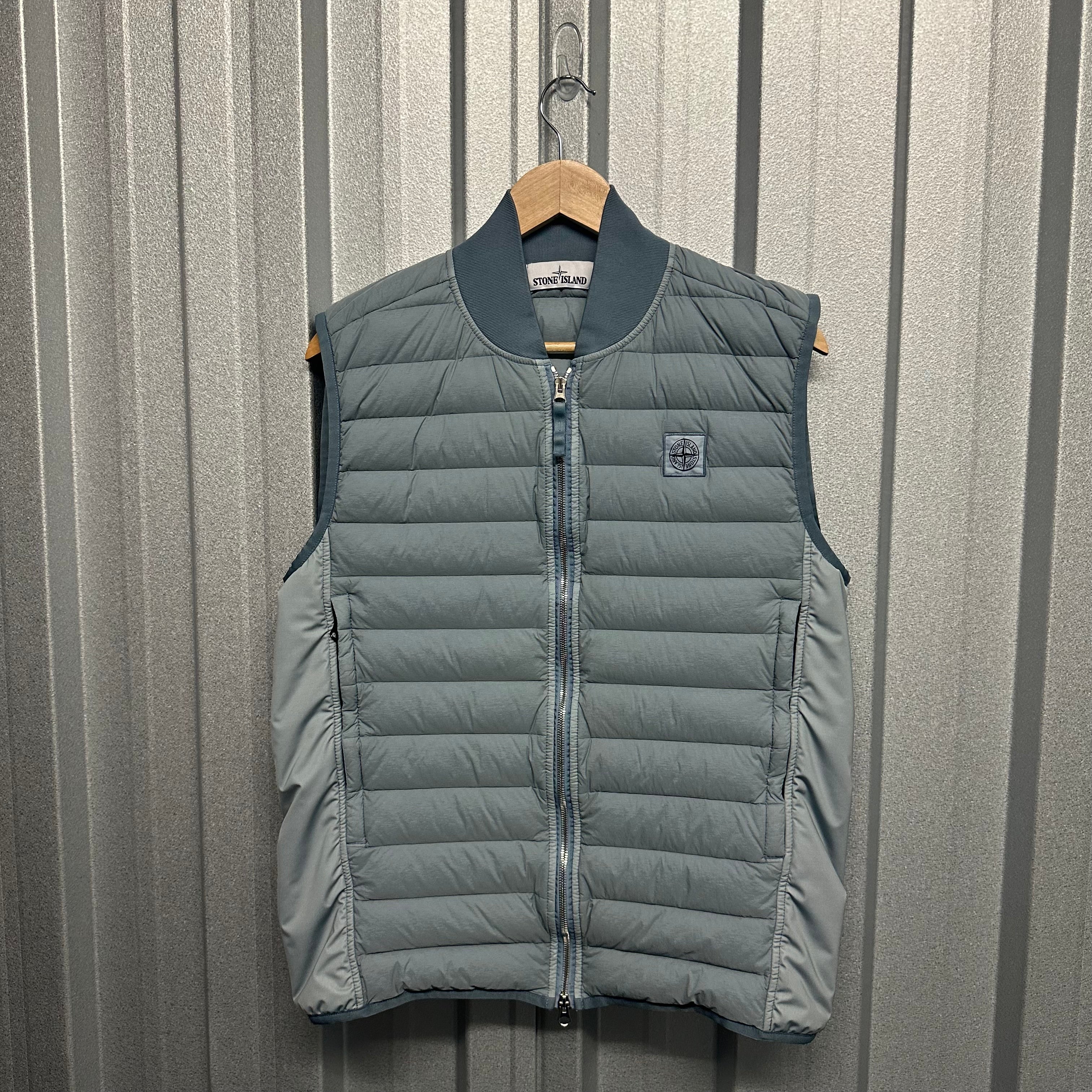 Stone Island Body Warmer Vest with Patch Logo - M