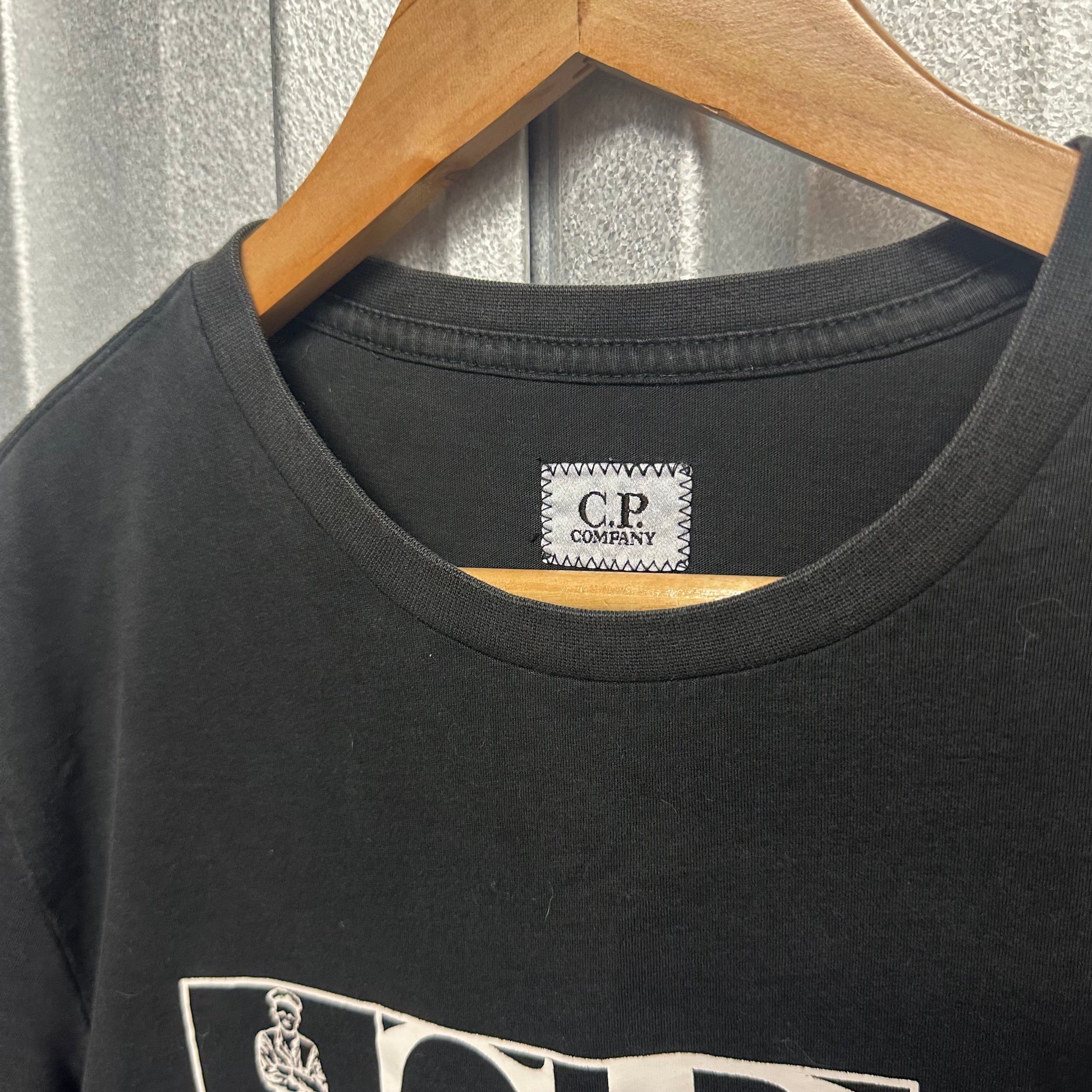 CP Company Spell Out Short Sleeved T Shirt - S