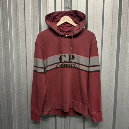 CP Company Spell Out Logo Pullover Hoodie - M
