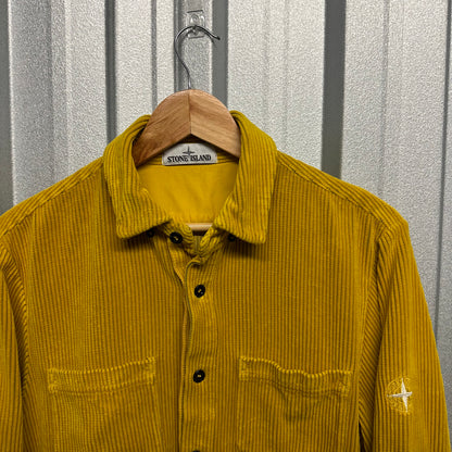 Stone Island Jumbo Corduroy Embroidered Compass Logo Shirt