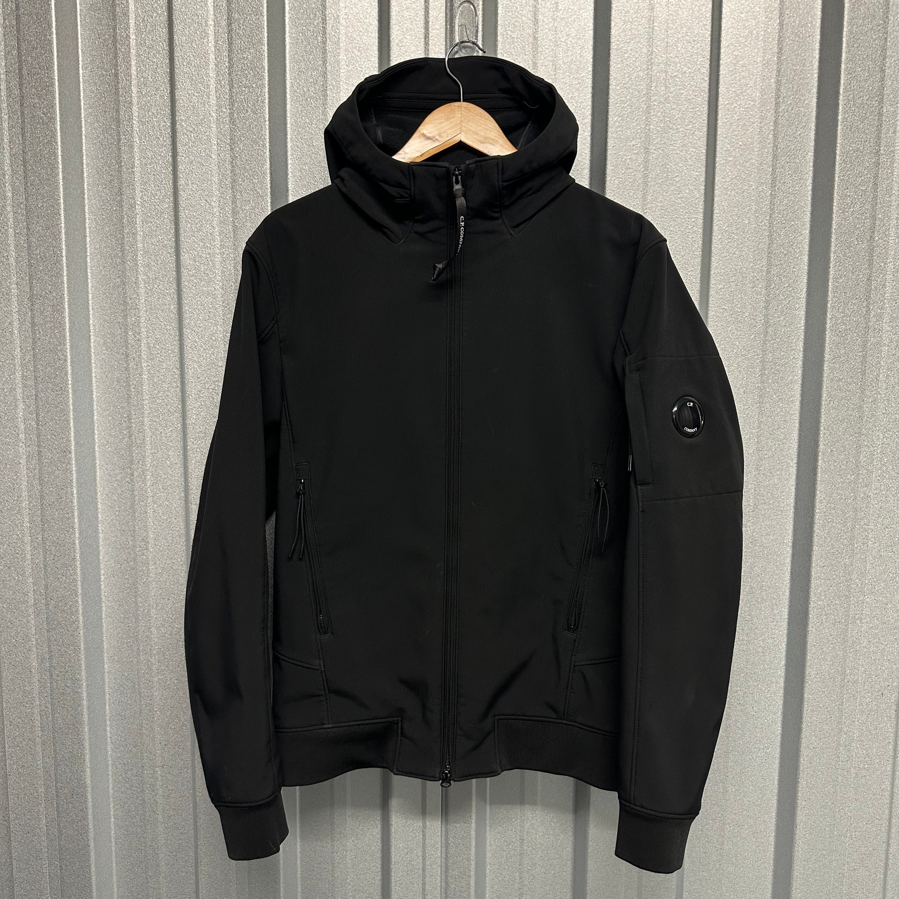 CP Company Zip Up Soft Shell Jacket with Micro Lens - M
