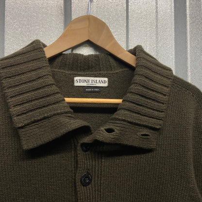 Stone Island Knitwear Pullover 1/4 Button Up Jumper