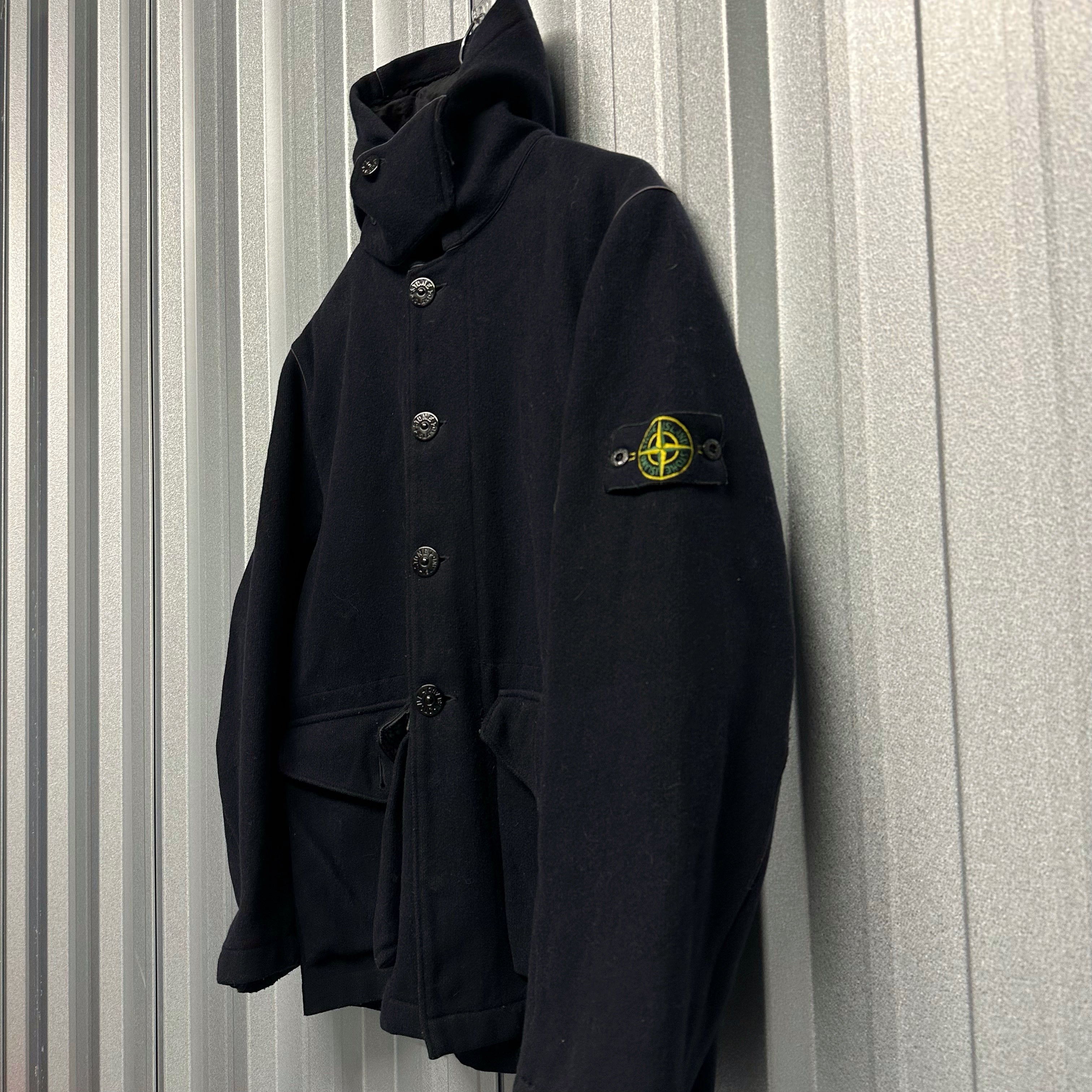 Stone Island Duffle Wool Lined Double Pocket Jacket