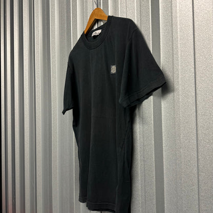 Stone Island Patch Logo Pullover Short Sleeved T Shirt