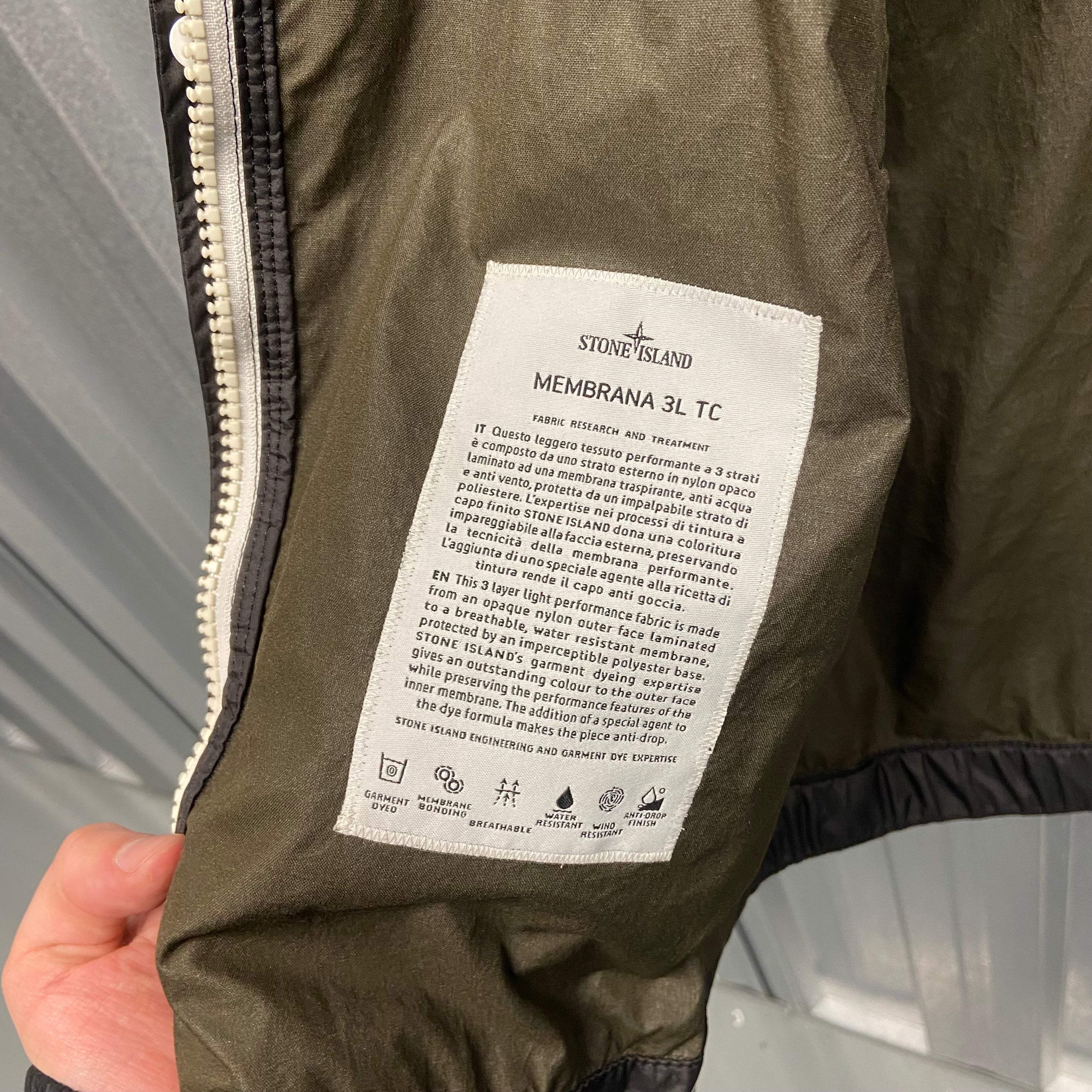 Stone Island Membrana TC Zip Up Jacket