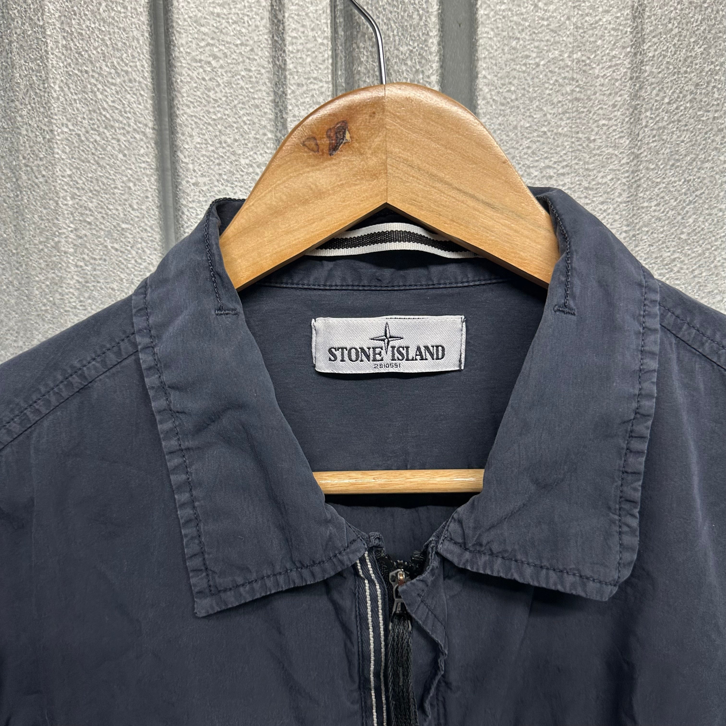 Stone Island Zip Up Double Pocket Overshirt - XXL