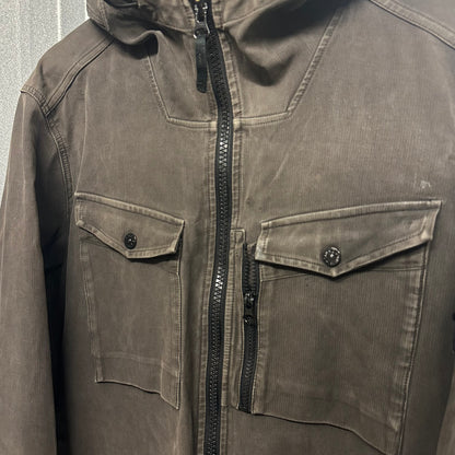 Stone Island Zip Up Canvas Double Pocket Jacket - XL