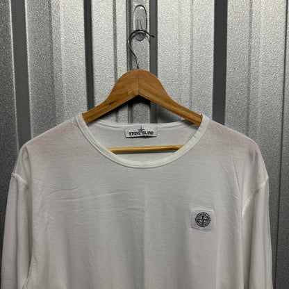 Stone Island Patch Logo Long Sleeve T-Shirt - L