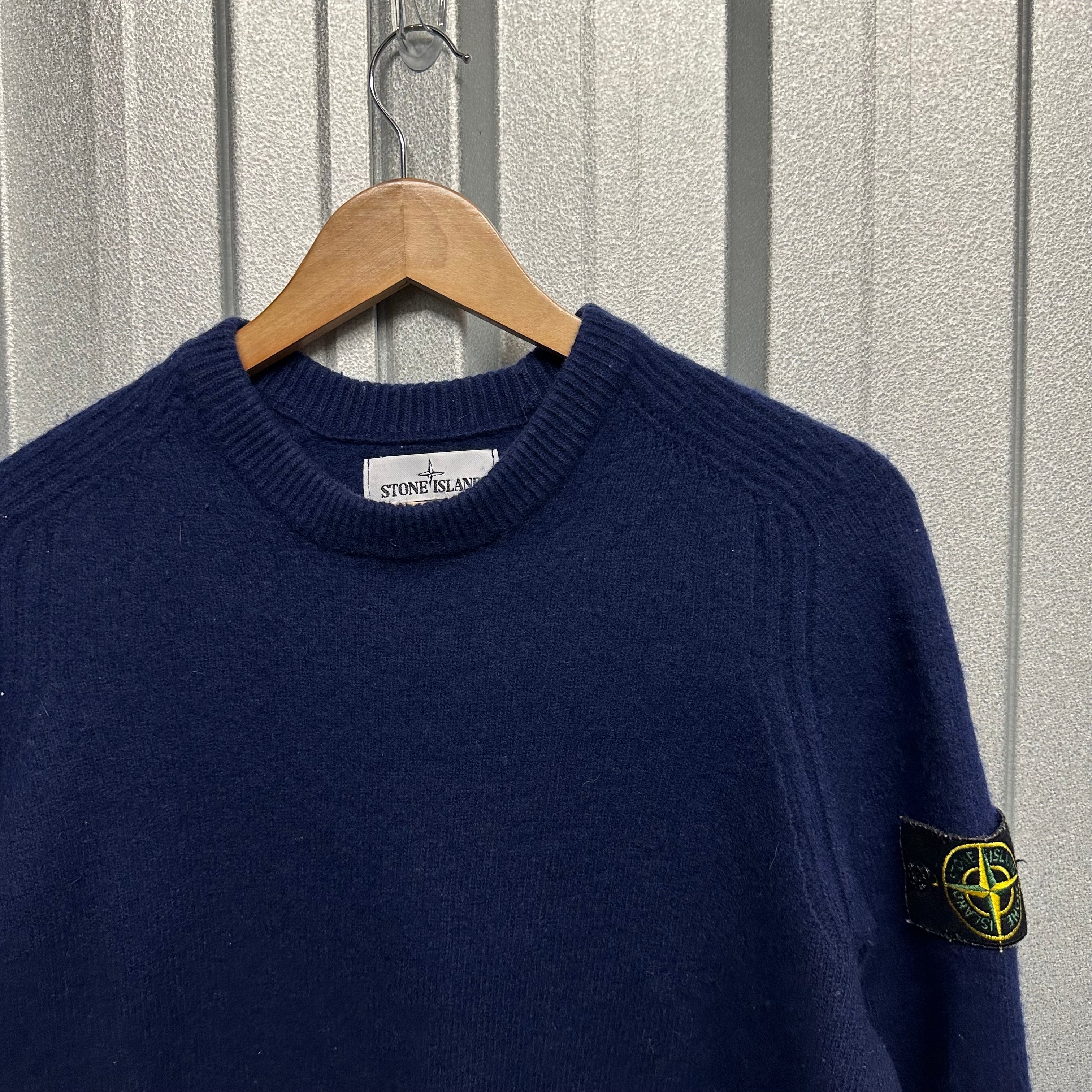 Stone Island Wool Pullover Crewneck Jumper - L