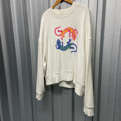 Palm Angels Pullover Lizard Oversized Jumper