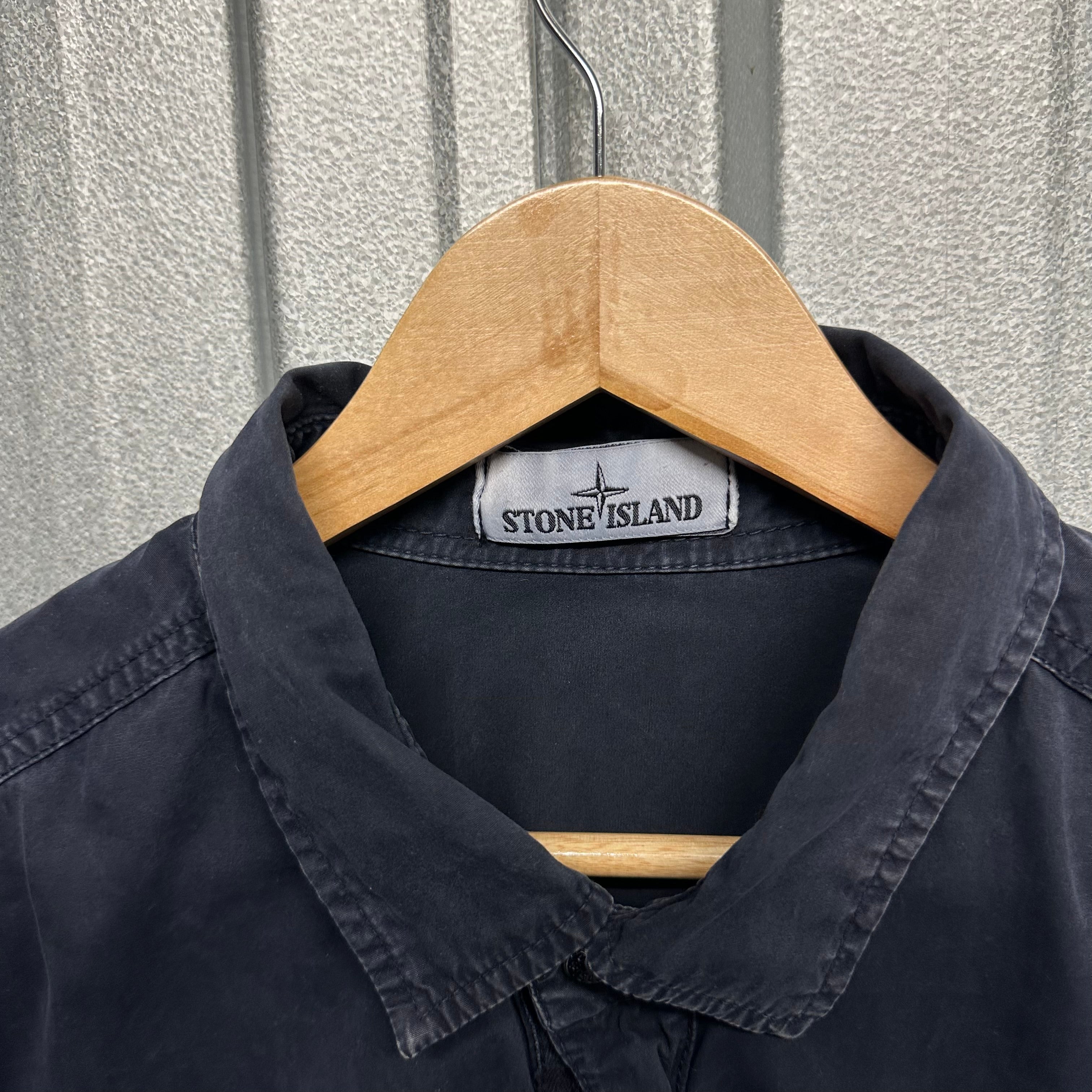 Stone Island 1/4 Zip Pullover Overshirt - XXL