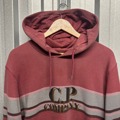 CP Company Spell Out Logo Pullover Hoodie - M