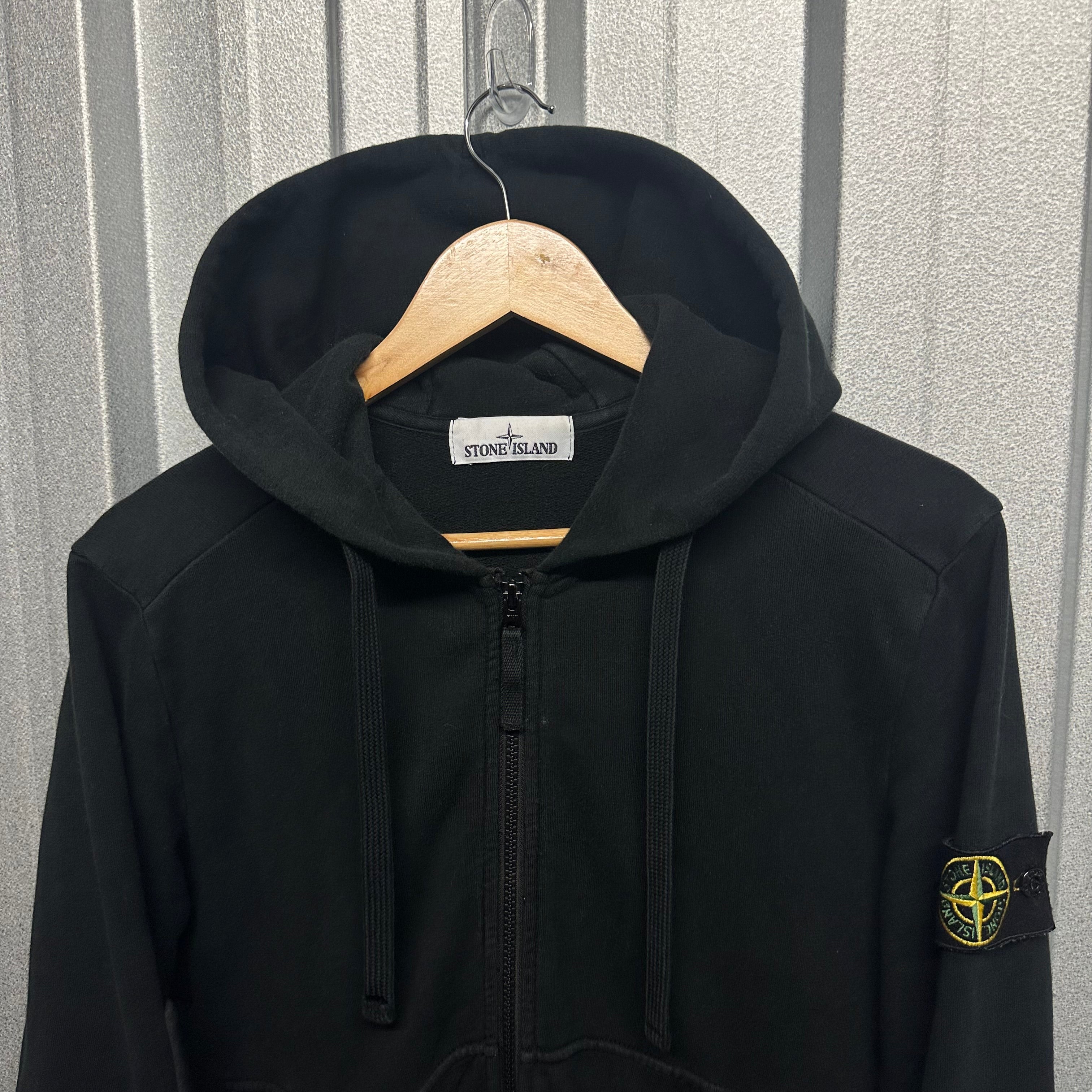 Stone Island Zip Up Hoodie - M