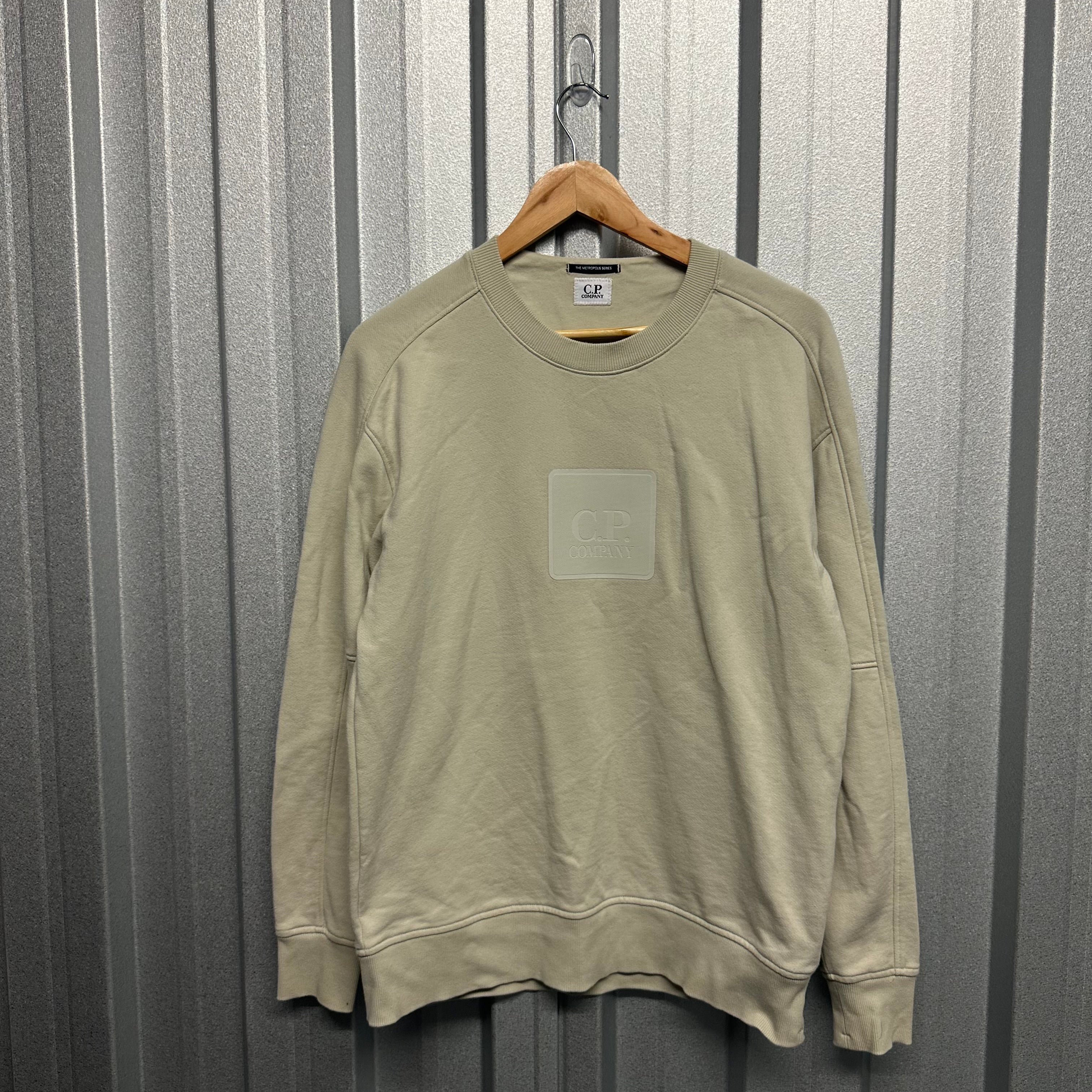 CP Company Metropolis Logo Pullover Jumper - M