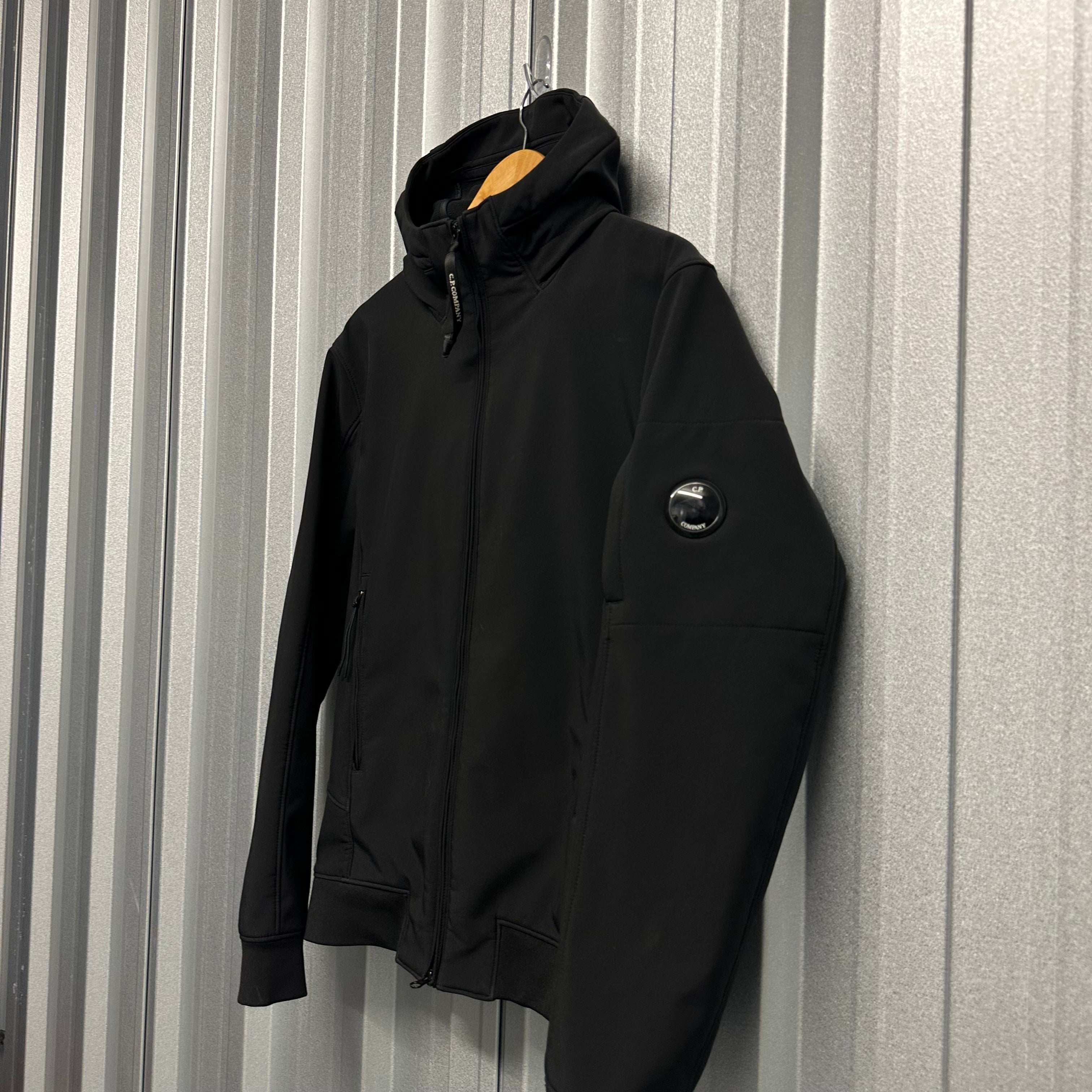 CP Company Zip Up Soft Shell Jacket with Micro Lens - M