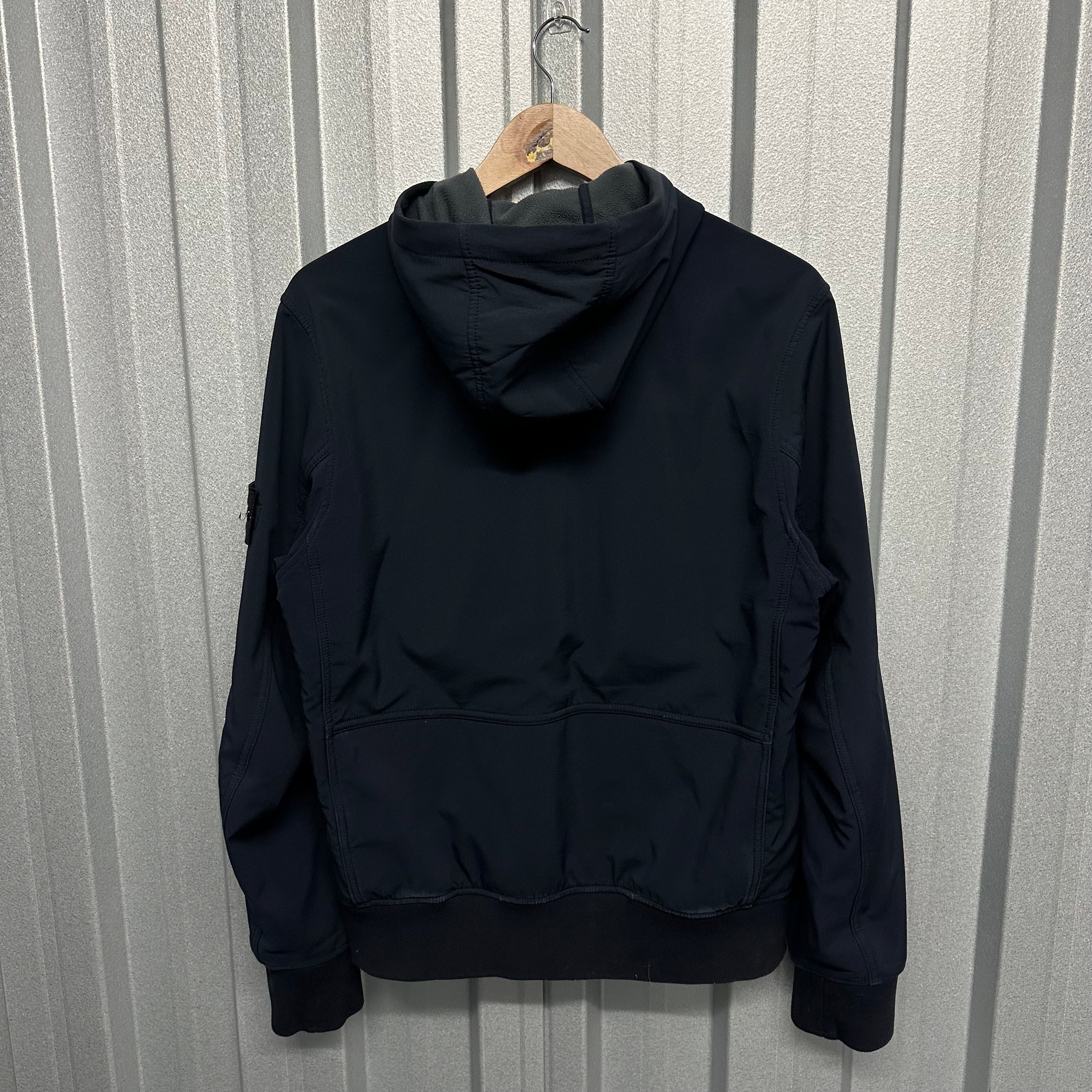 Stone Island Zip Up Soft Shell Jacket