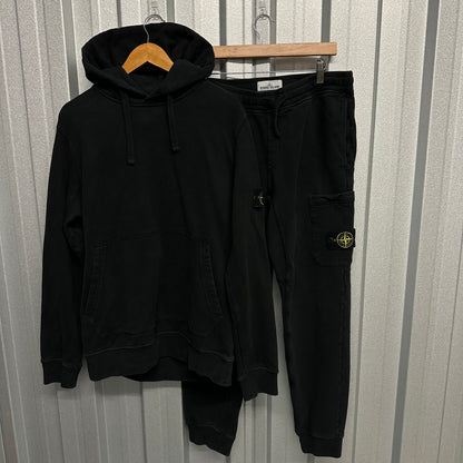 Stone Island Matching Tracksuit with Cargo Jogging Bottoms & Hoodie