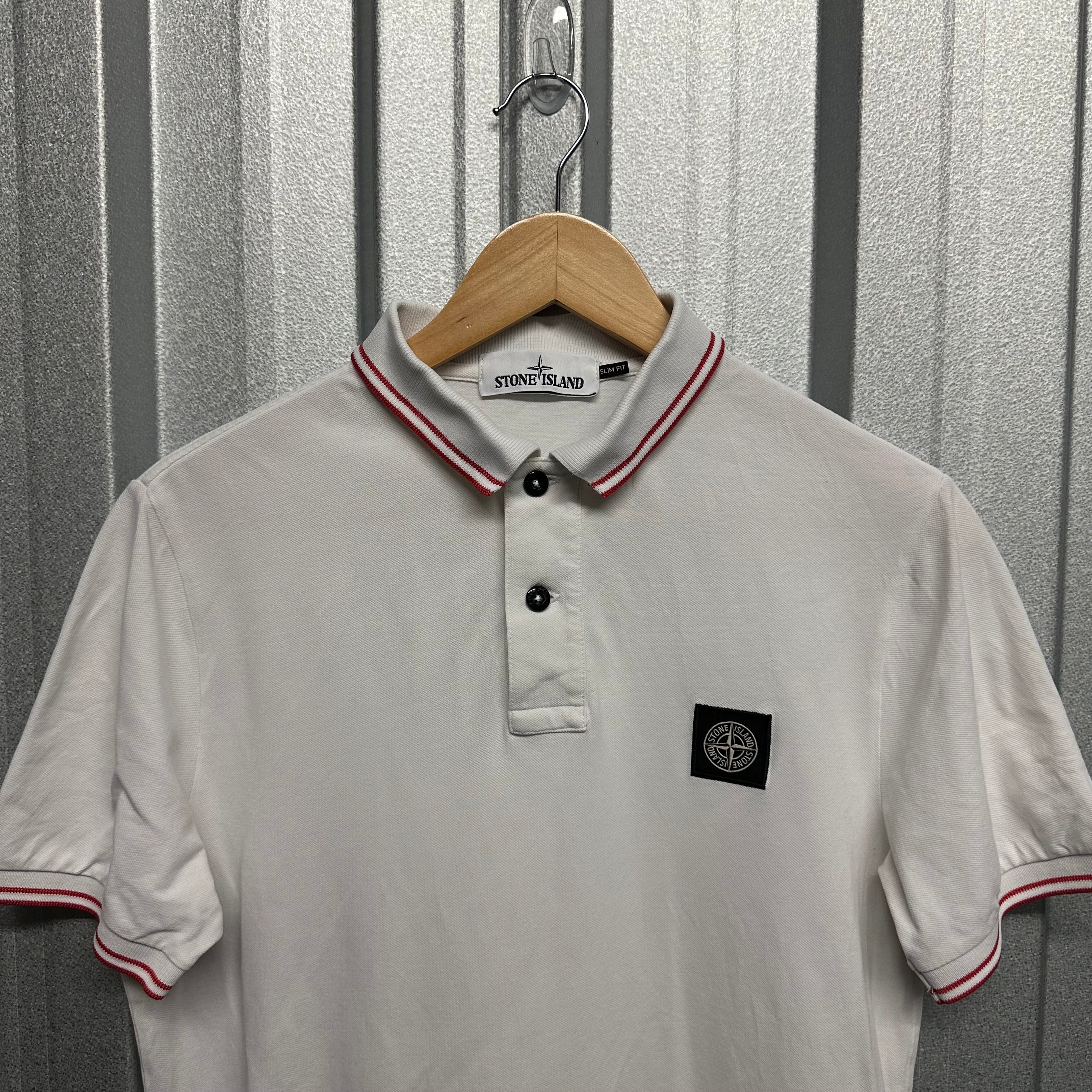Stone Island Short Sleeve Polo Shirt -M