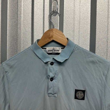 Stone Island Patch Logo Polo Shirt - M