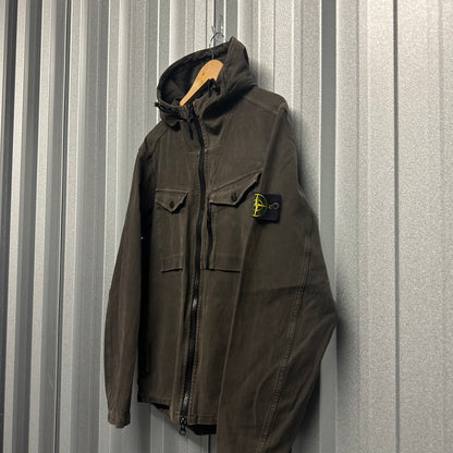 Stone Island Zip Up Canvas Double Pocket Jacket - XL