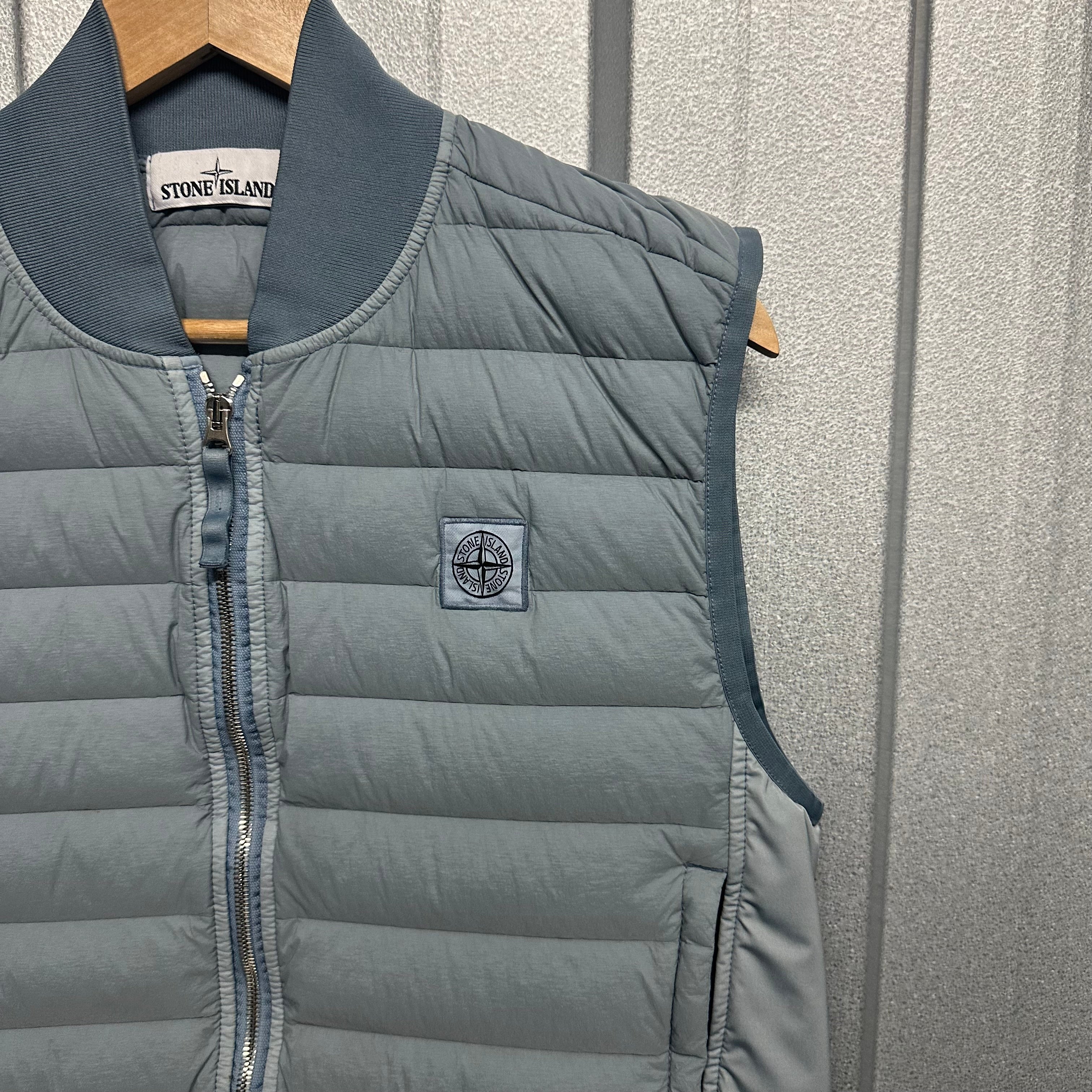 Stone Island Body Warmer Vest with Patch Logo - M