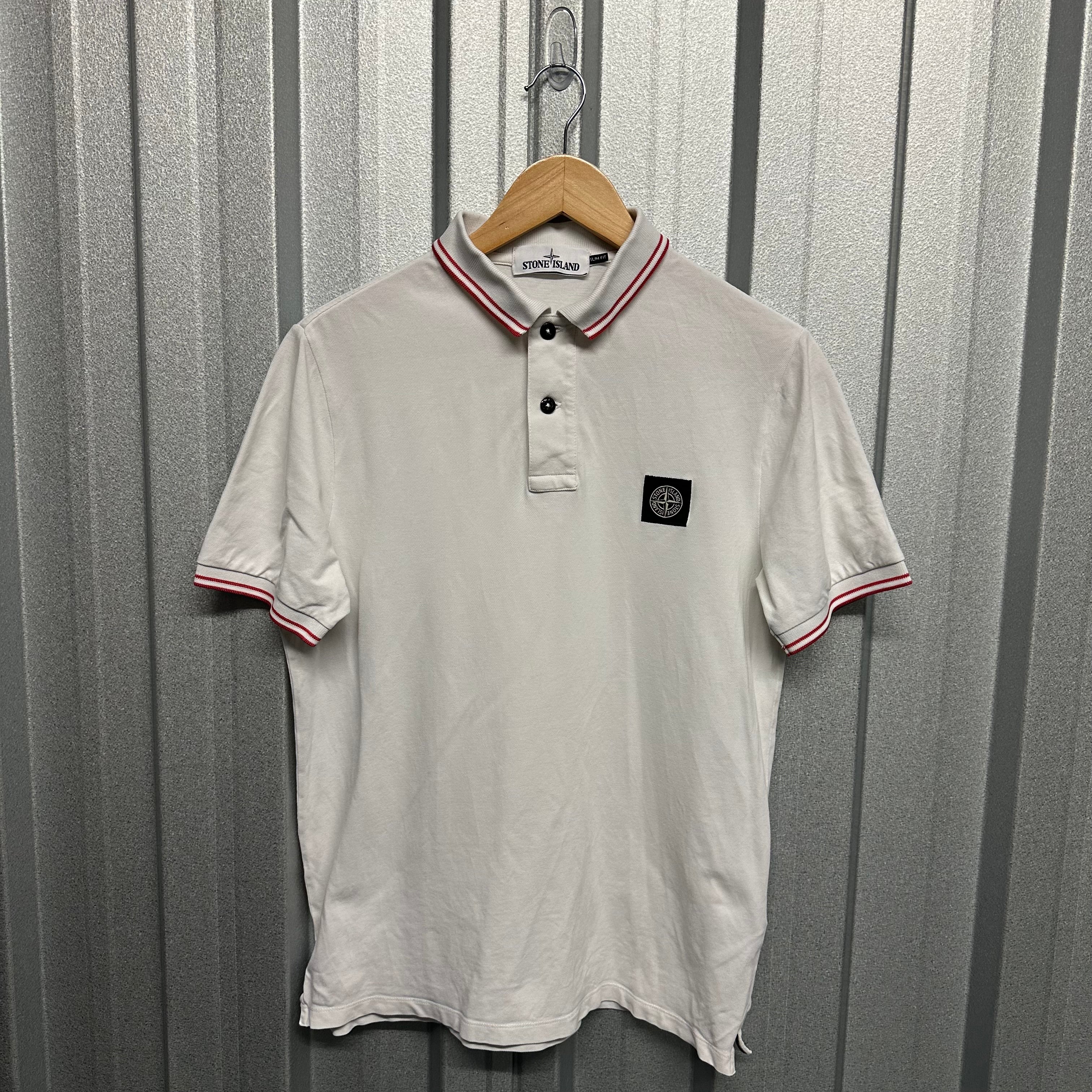 Stone Island Short Sleeve Polo Shirt -M
