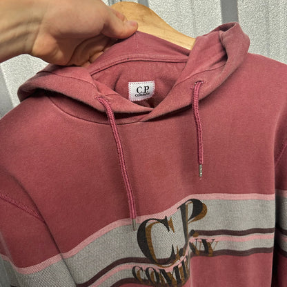 CP Company Spell Out Logo Pullover Hoodie - M