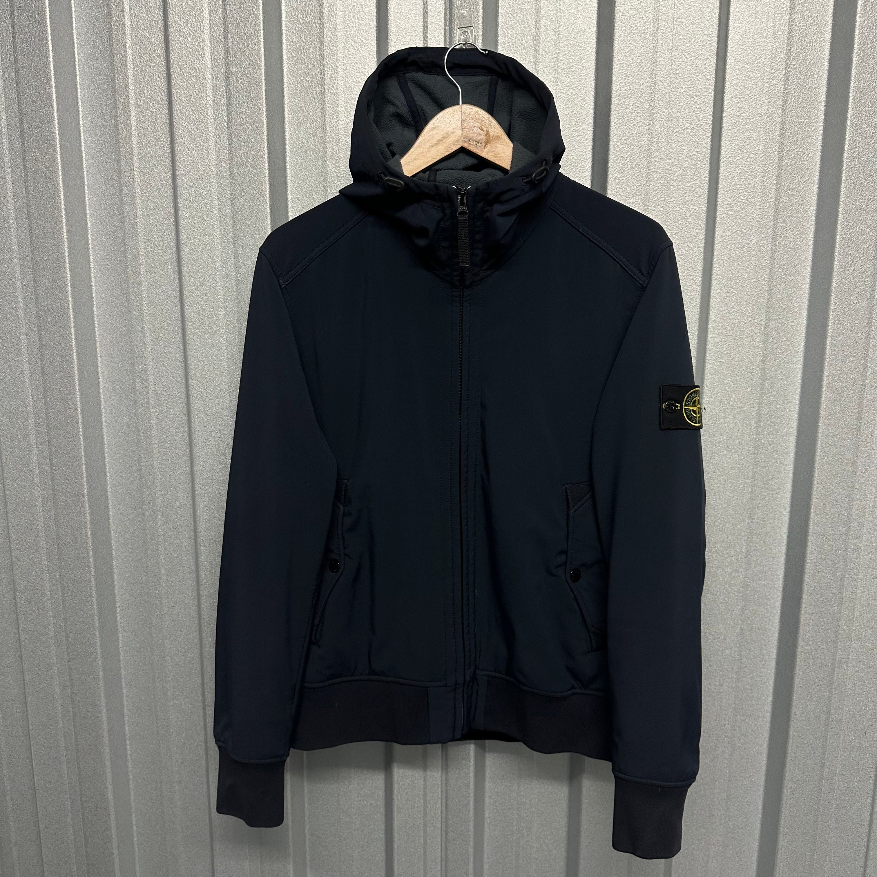 Stone Island Zip Up Soft Shell Jacket