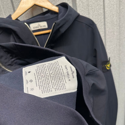 Stone Island Soft Shell Zip Up Jacket