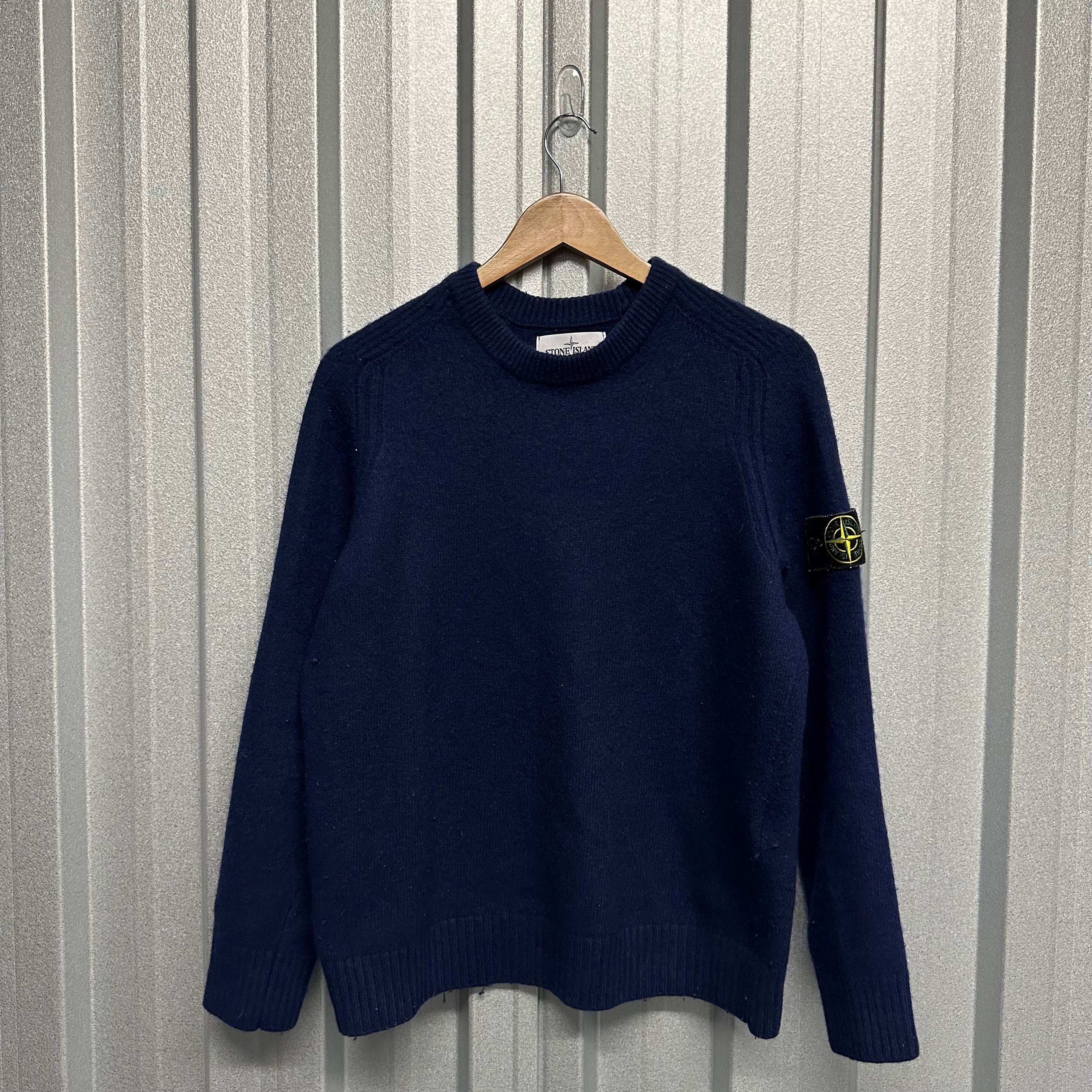 Stone Island Wool Pullover Crewneck Jumper - L
