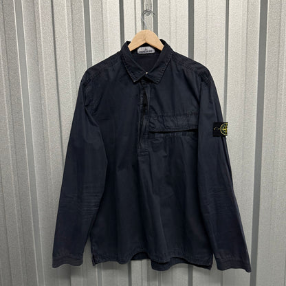 Stone Island 1/4 Zip Pullover Overshirt - XXL