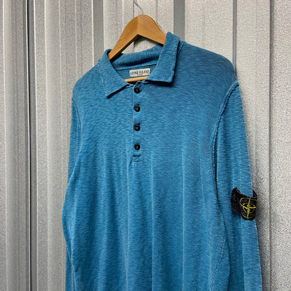 Stone Island Pullover Long Sleeved Polo Shirt