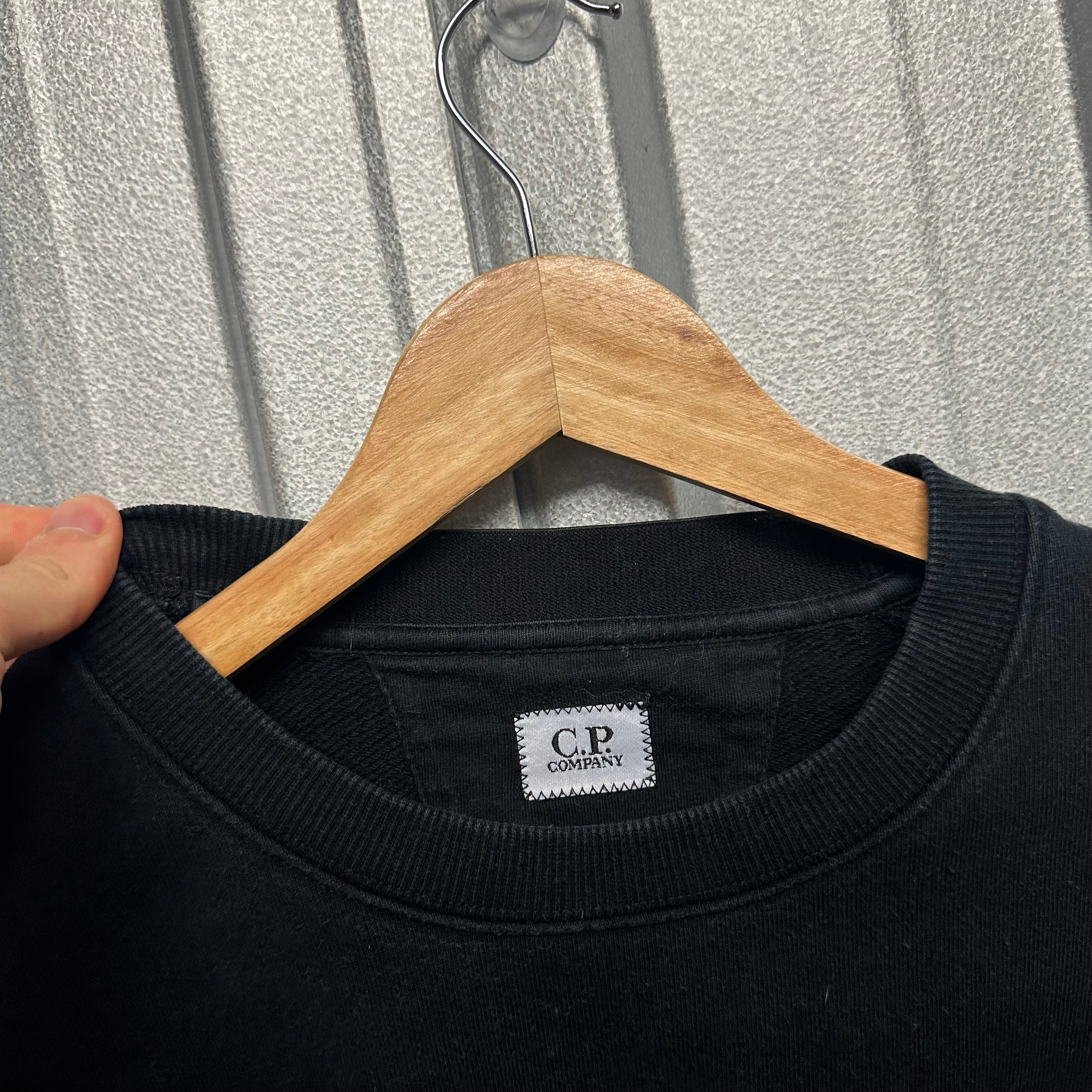 CP Company Pullover Crewneck Jumper with Micro Lens - M