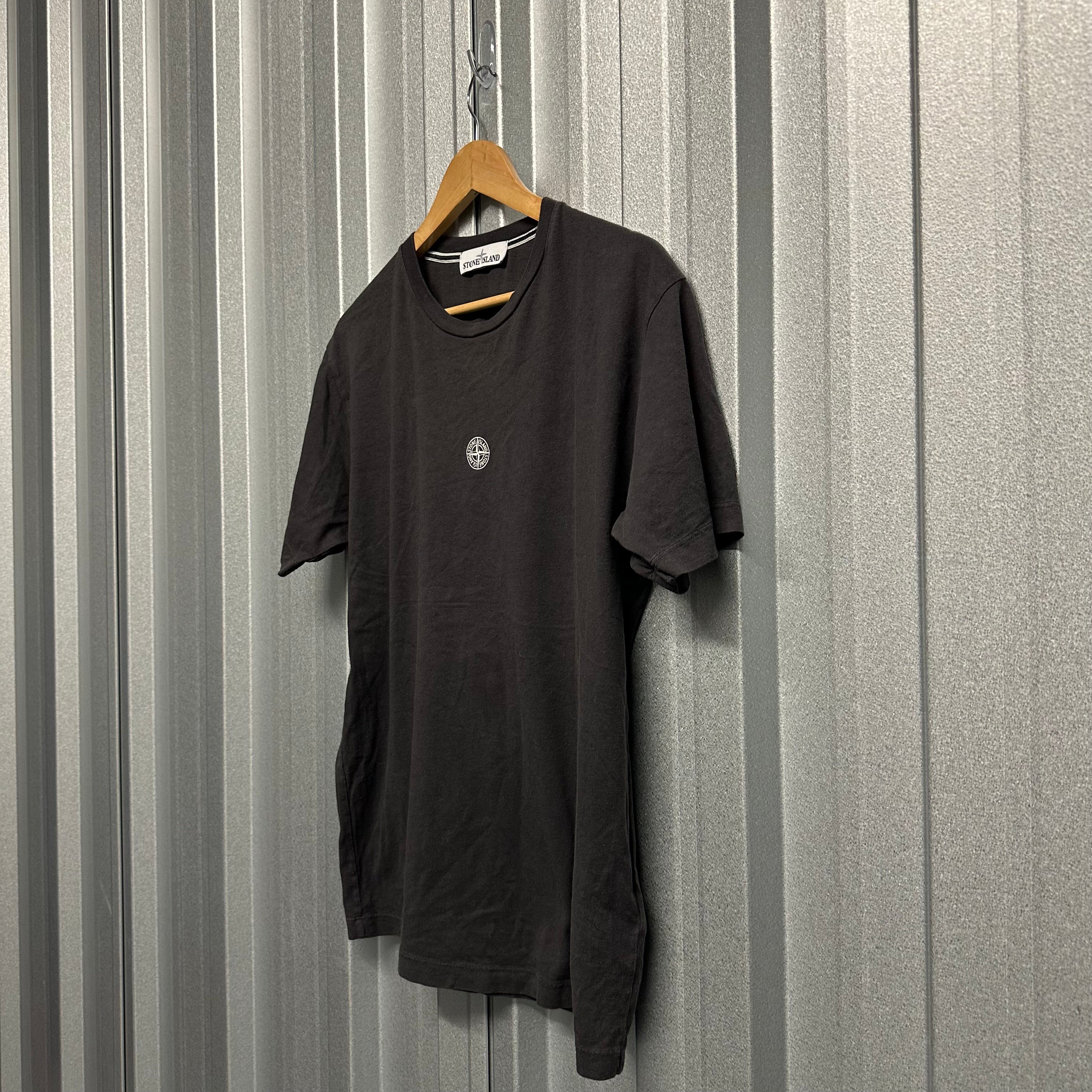 Stone Island Spell Out Compass Short Sleeved T Shirt - M