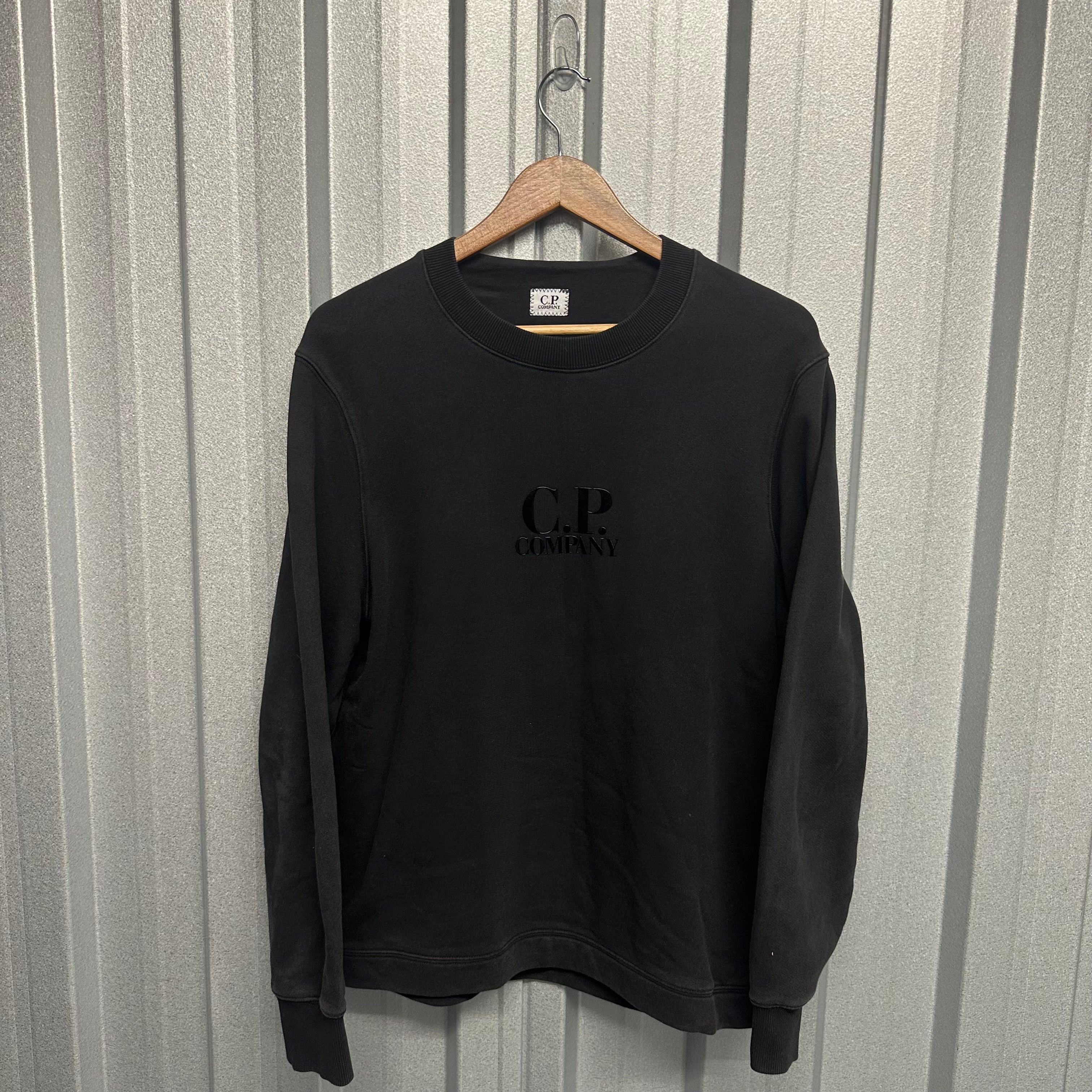 CP Company Spell Out Logo Pullover Jumper-L