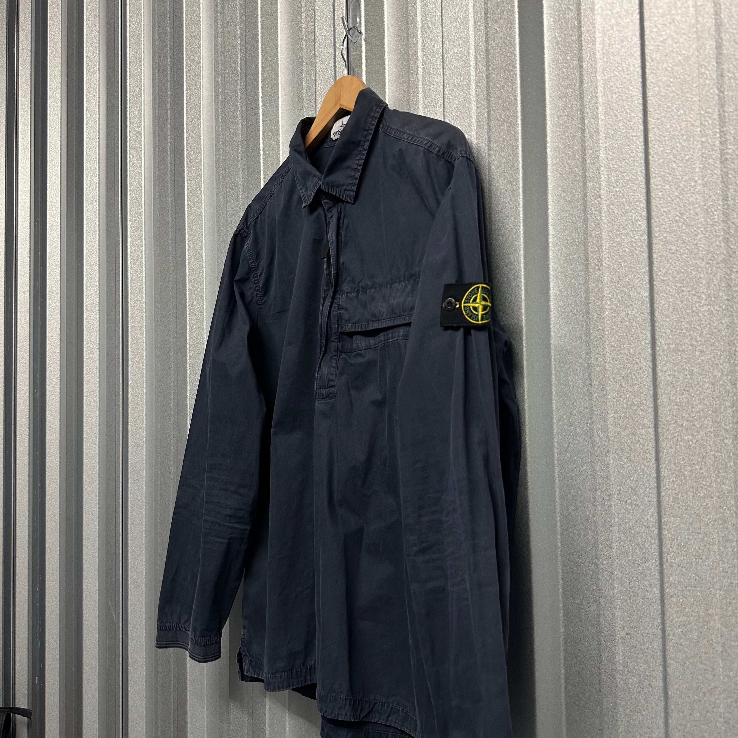 Stone Island 1/4 Zip Pullover Overshirt - XXL