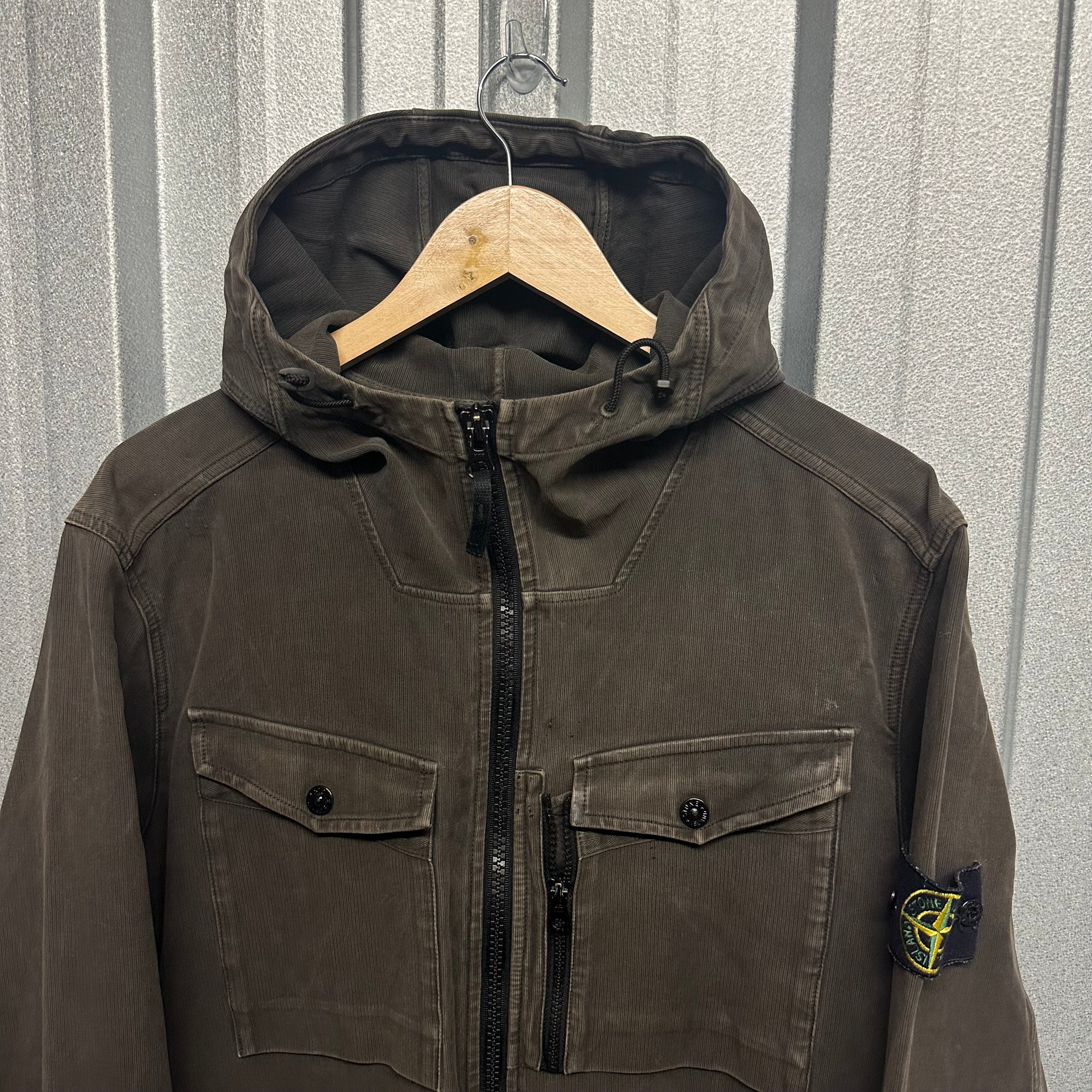 Stone Island Zip Up Canvas Double Pocket Jacket - XL